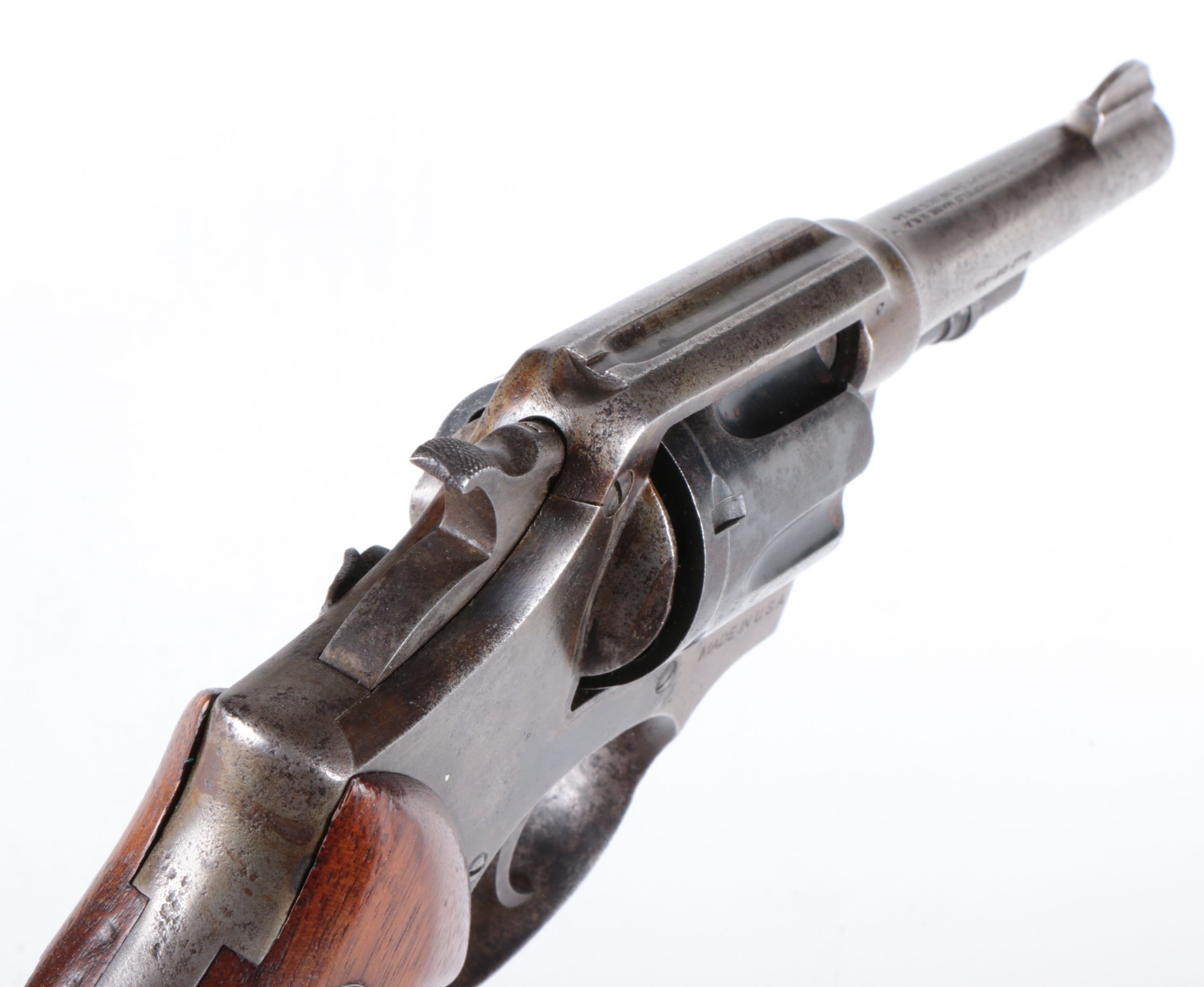 Circa 1915 Smith & Wesson .32-20 Caliber Model 10 Revolver With Leather Holster