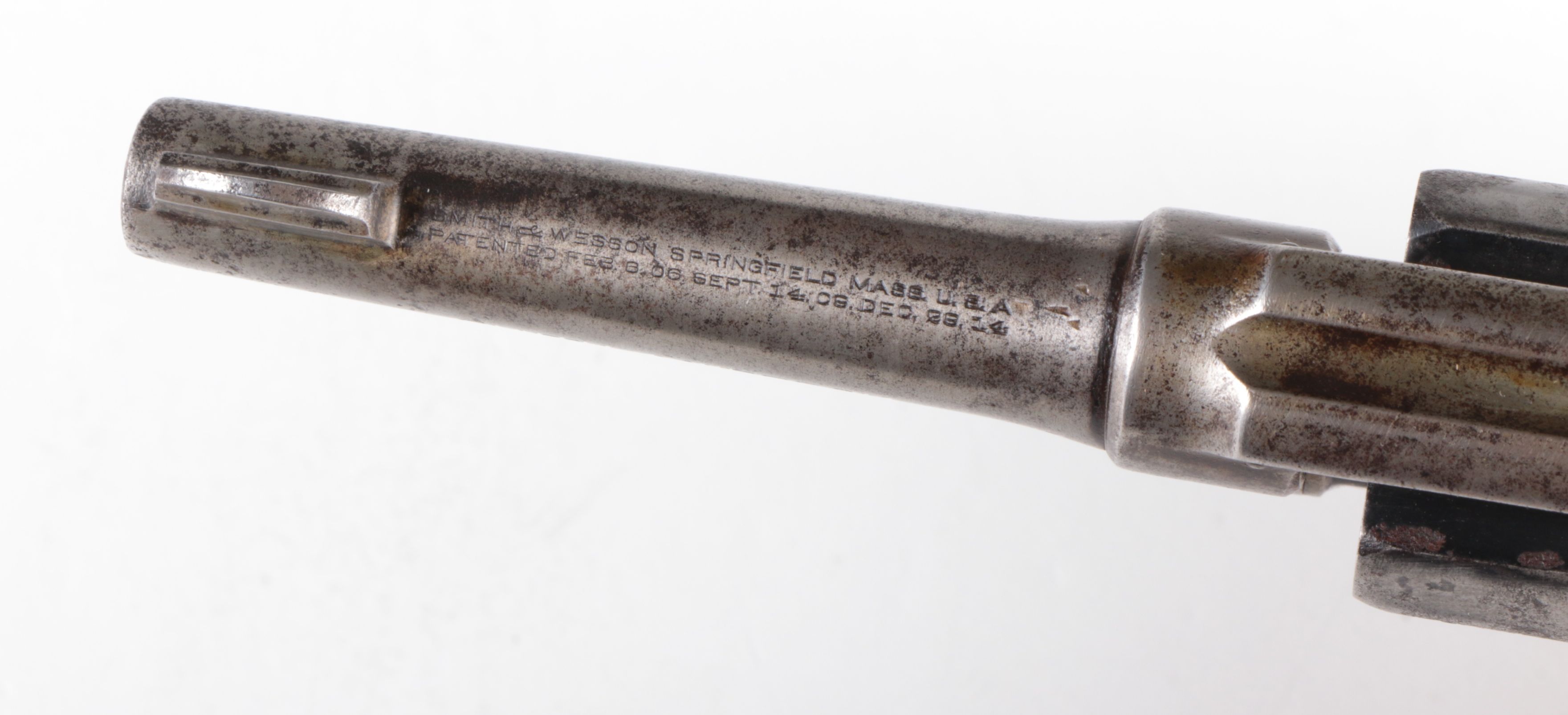 Circa 1915 Smith & Wesson .32-20 Caliber Model 10 Revolver With Leather Holster