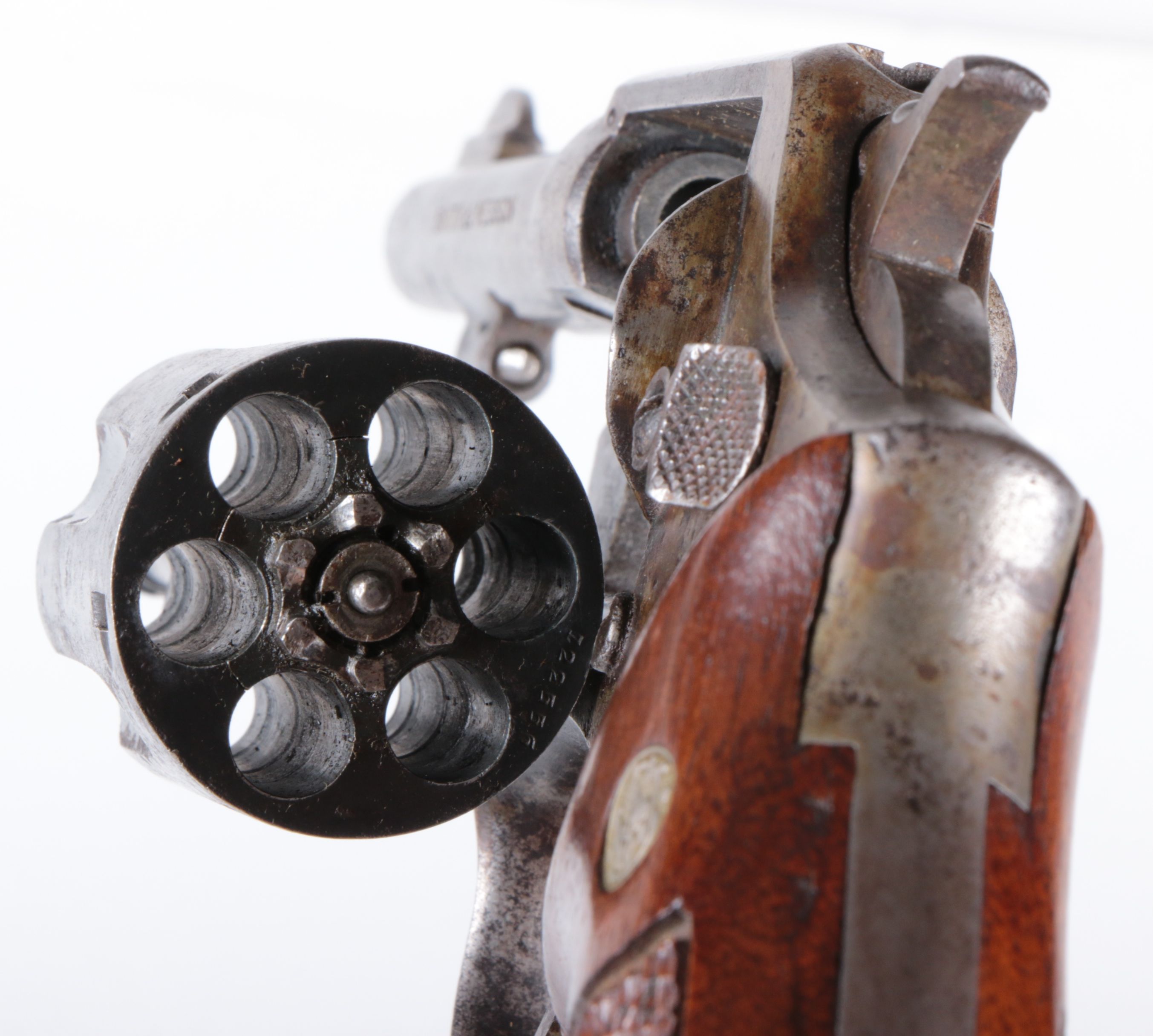 Circa 1915 Smith & Wesson .32-20 Caliber Model 10 Revolver With Leather Holster