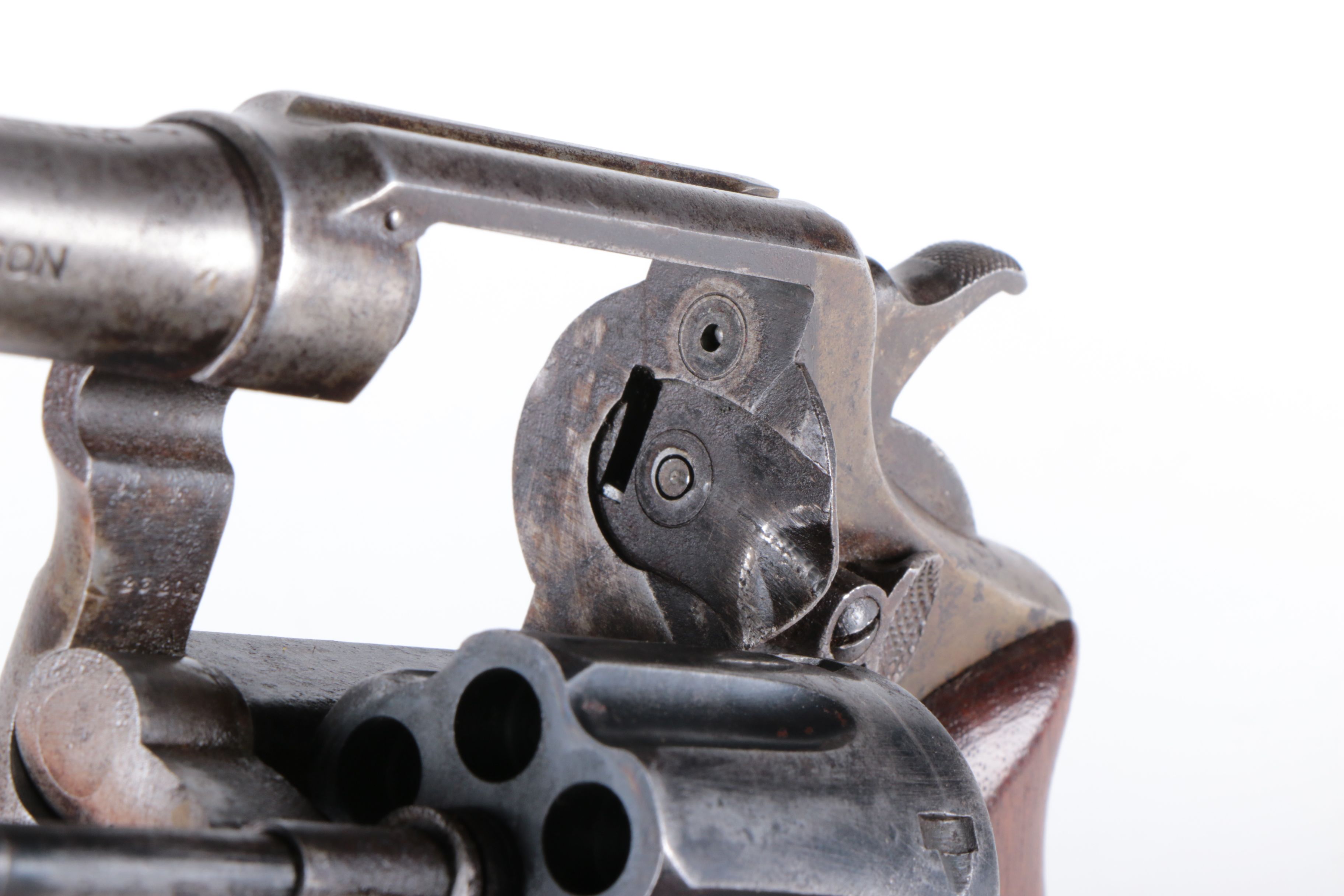 Circa 1915 Smith & Wesson .32-20 Caliber Model 10 Revolver With Leather Holster