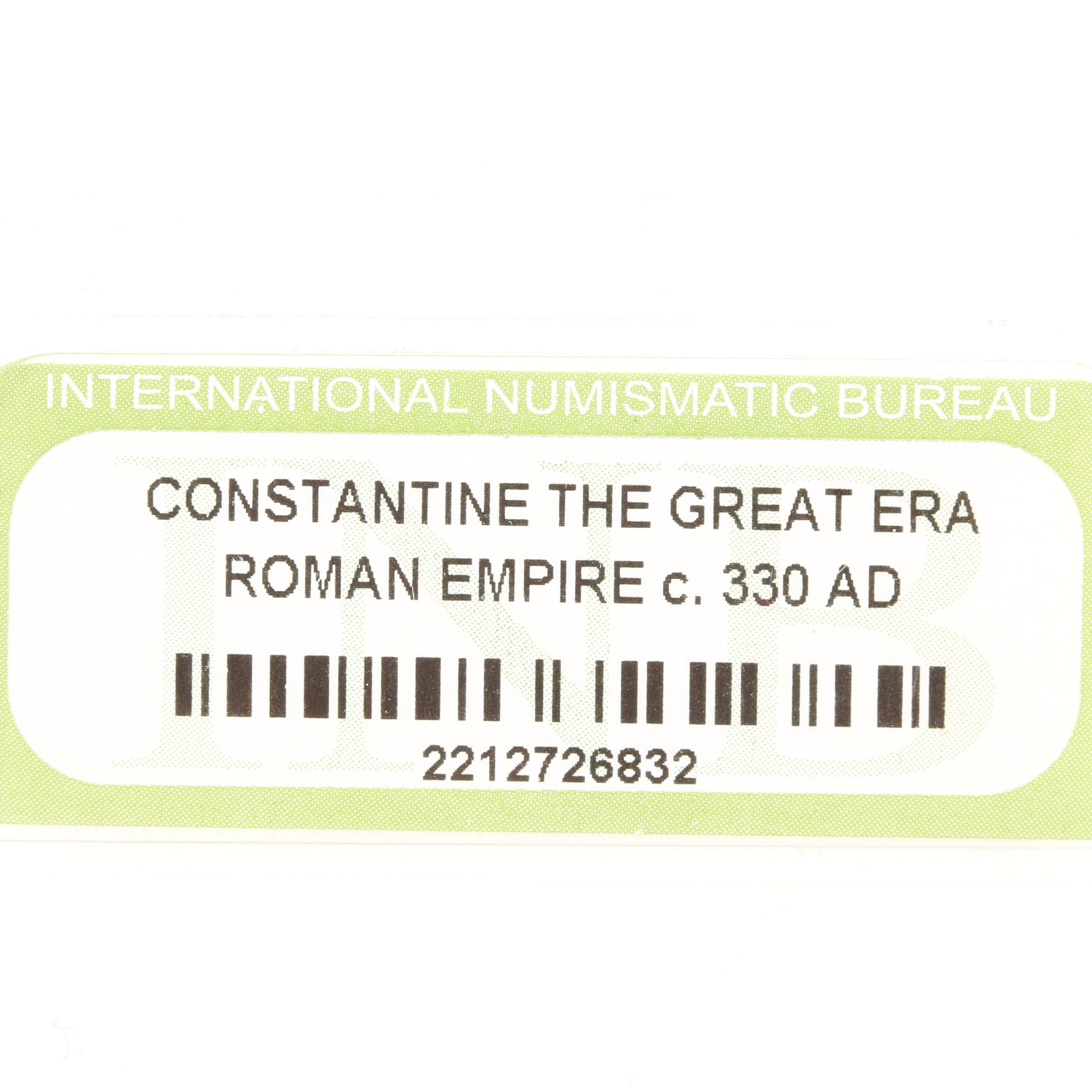 Ten Ancient Roman Imperial Bronze Coins from Constantine the Great's Era