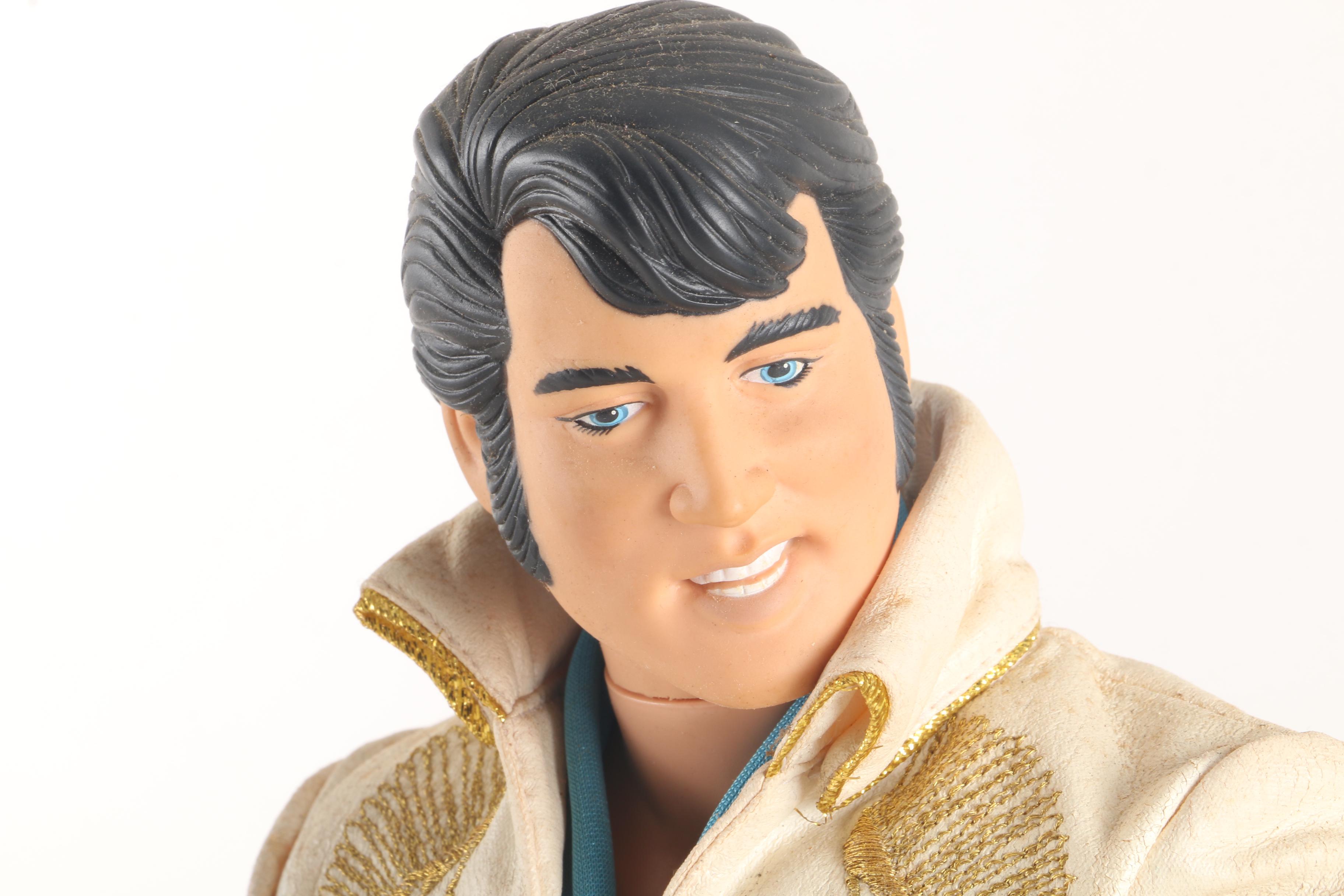 Elvis Dolls, USPS Elvis Stamp Commemorative Watch and Other Memorabilia