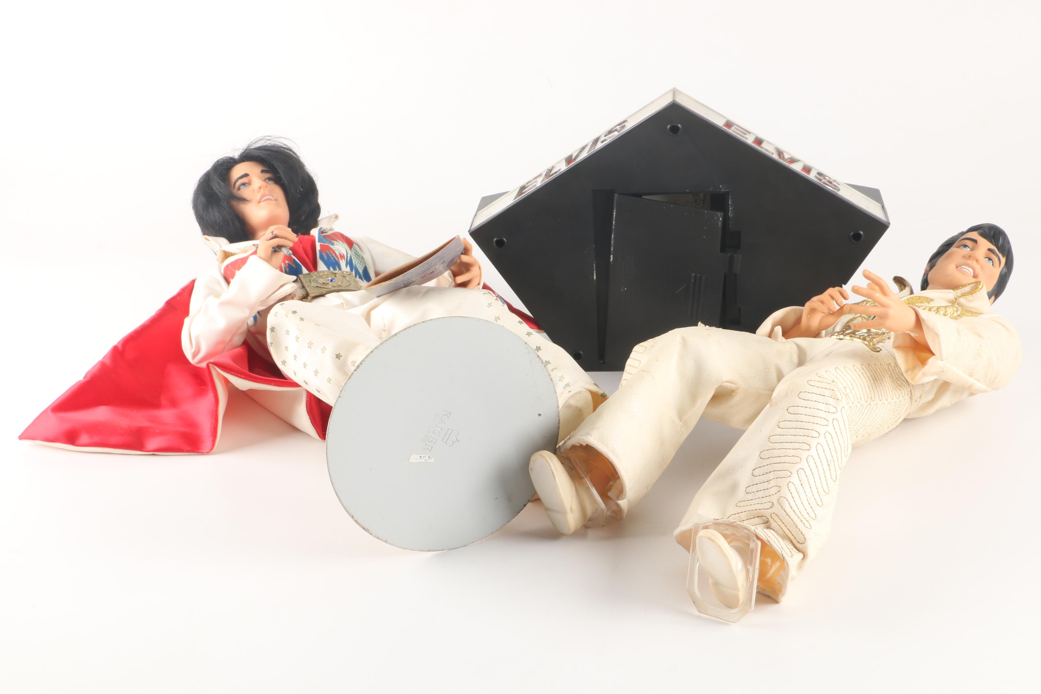 Elvis Dolls, USPS Elvis Stamp Commemorative Watch and Other Memorabilia