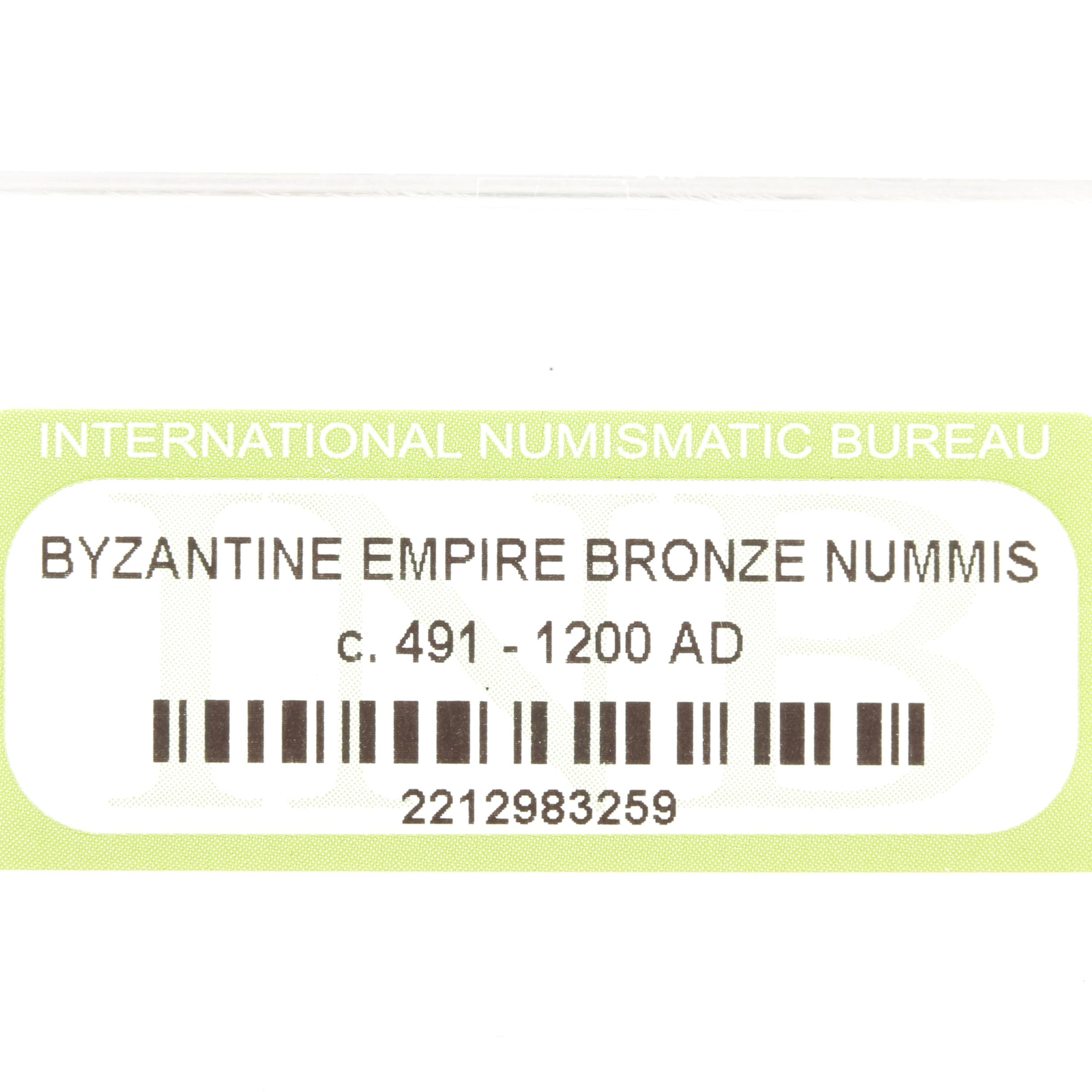 Ten Ancient Byzantine Bronze Nummis Coins