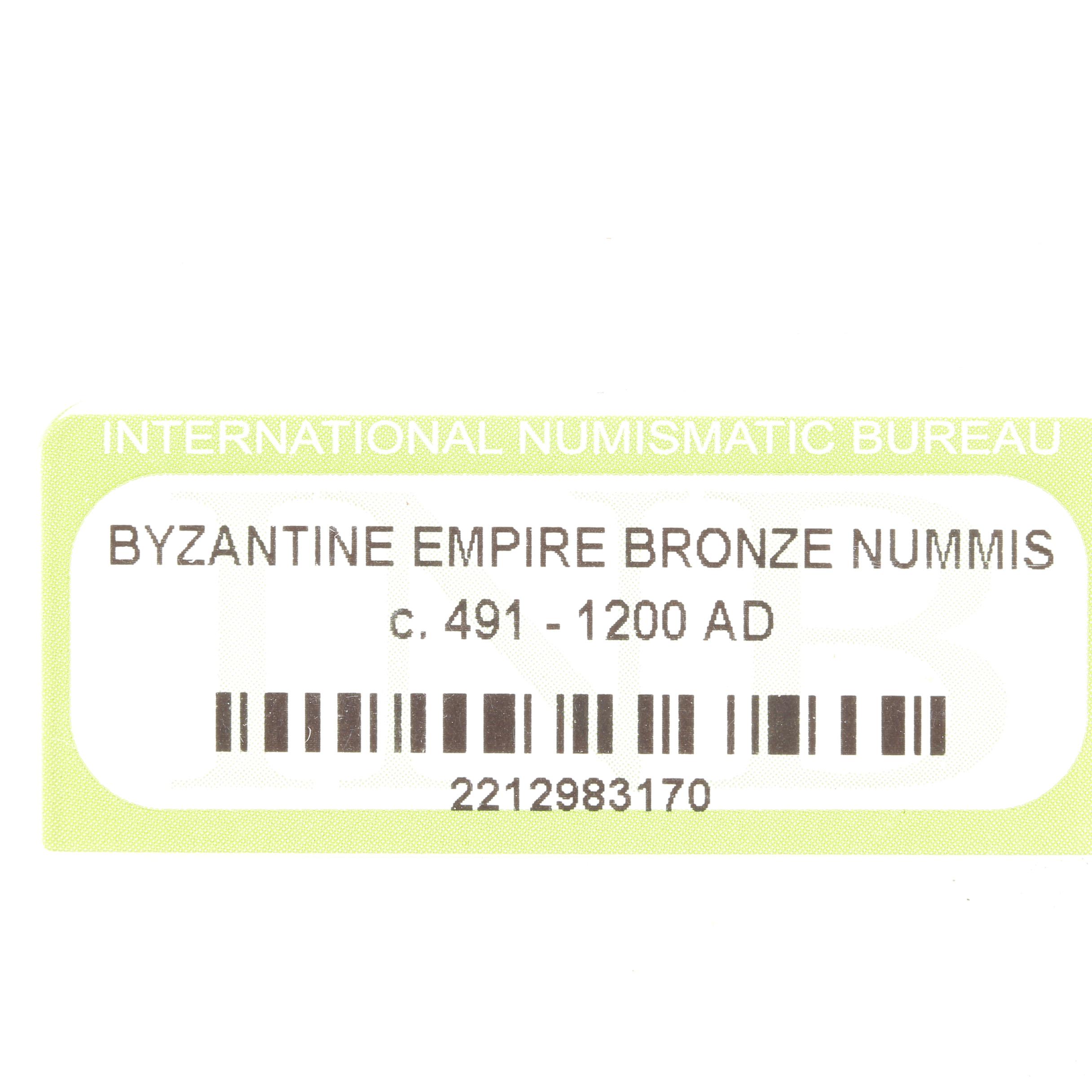 Ten Ancient Byzantine Bronze Nummis Coins