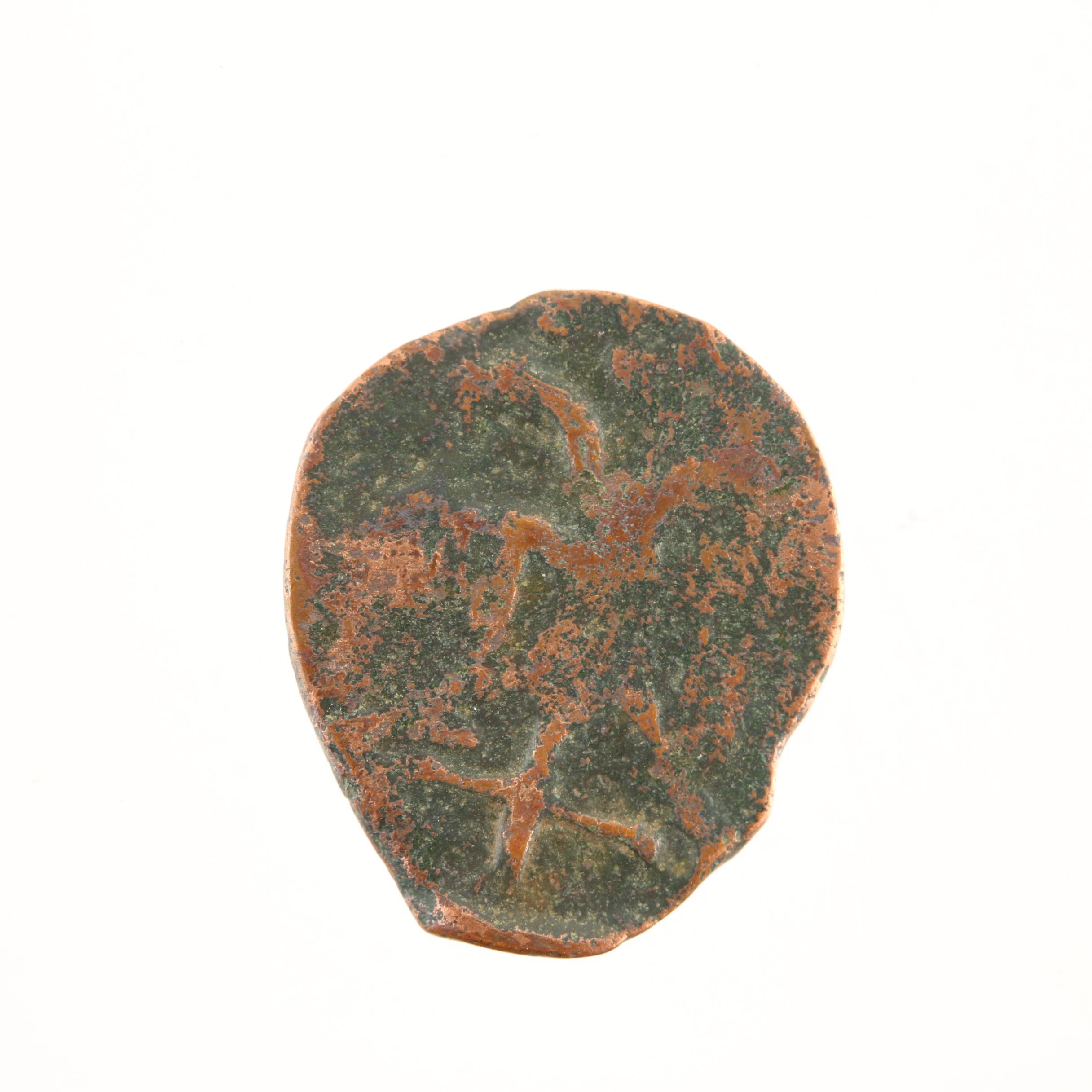 Ten Ancient Byzantine Bronze Nummis Coins