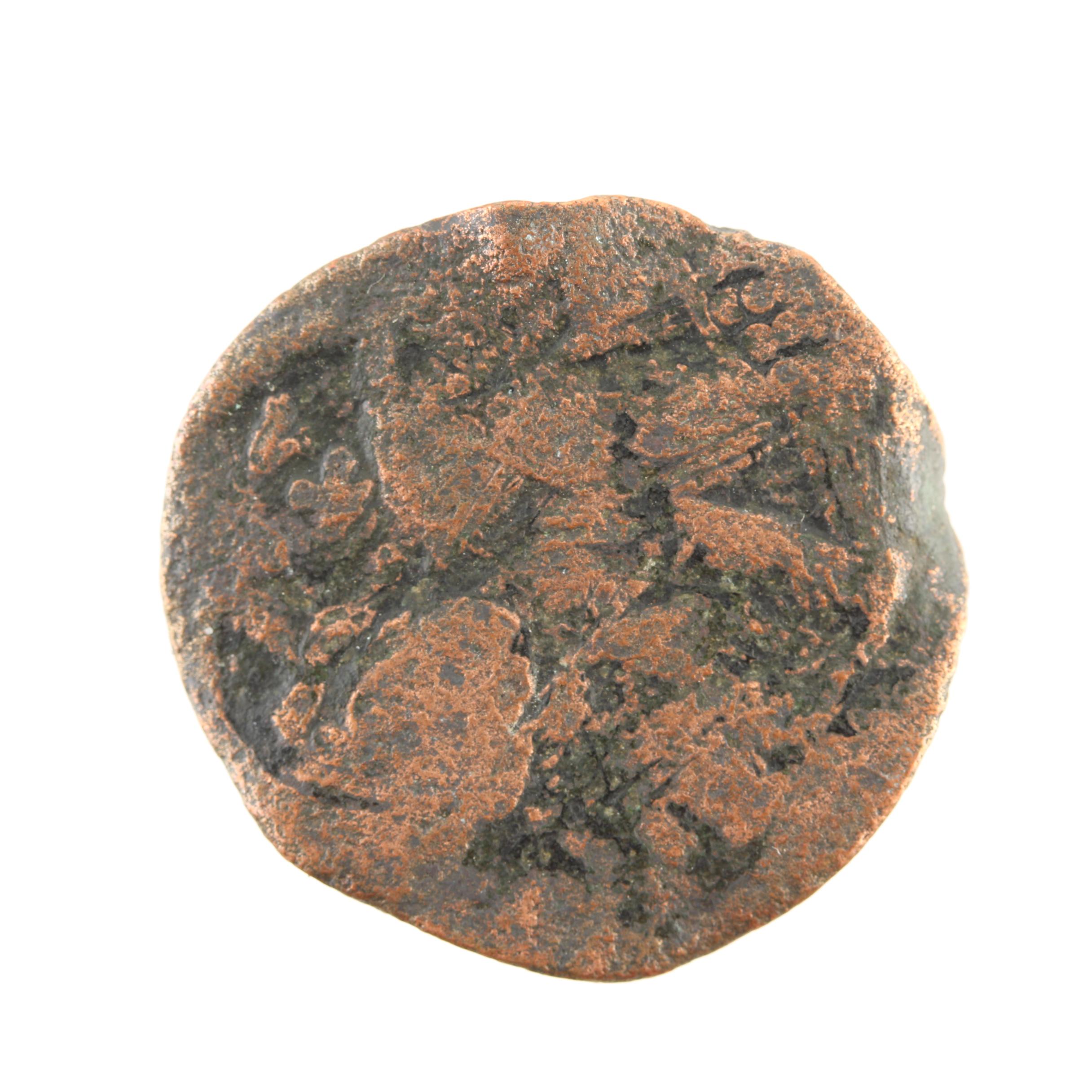 Ten Ancient Byzantine Bronze Nummis Coins