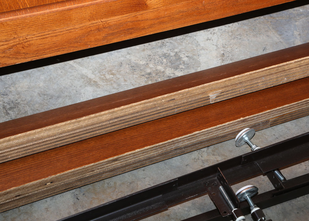 Contemporary King Size Cherry Bed Frame