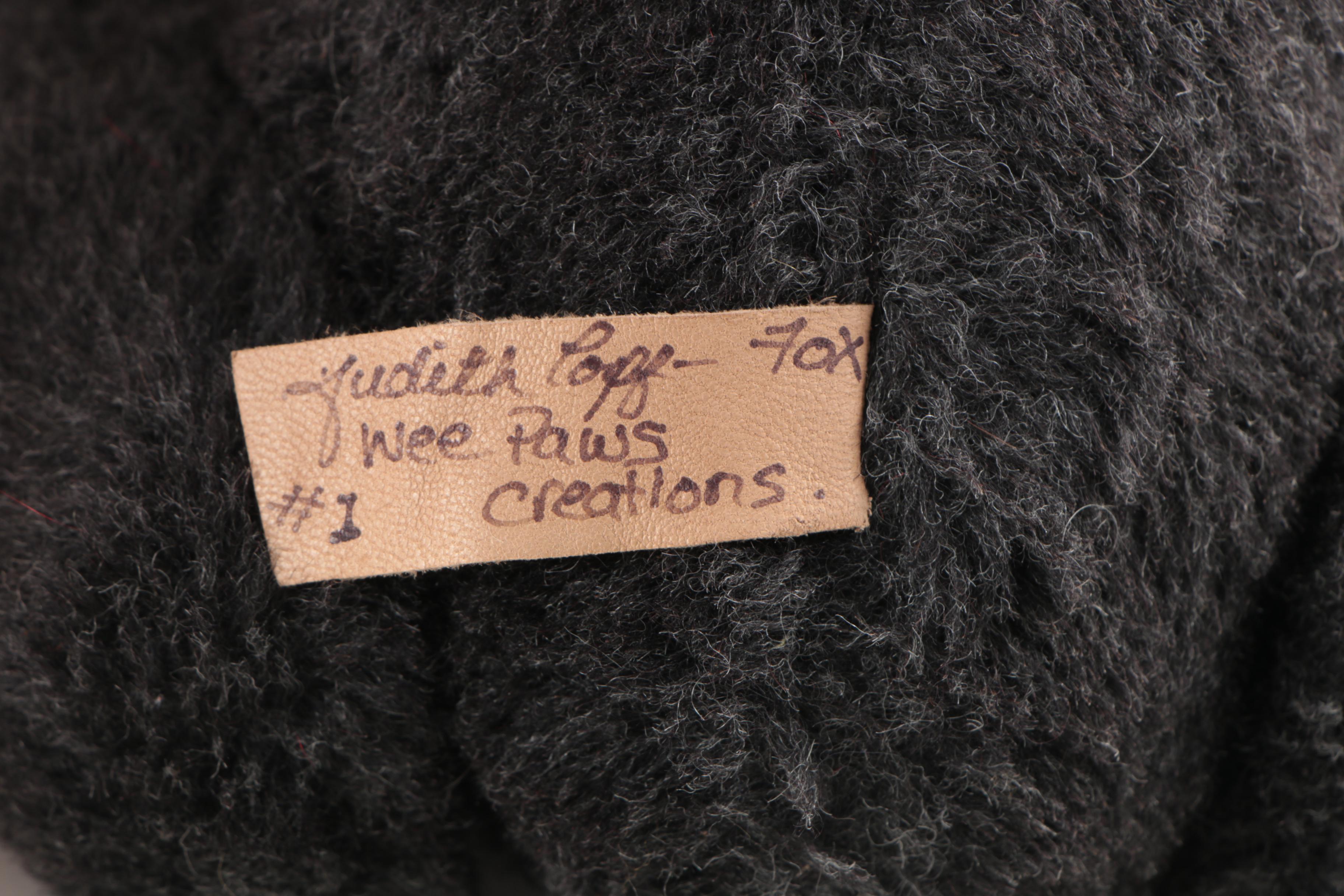 1984 Sonia's Dolls "Saint Nicholas" Soft Sculpture with Handmade Teddy Bears