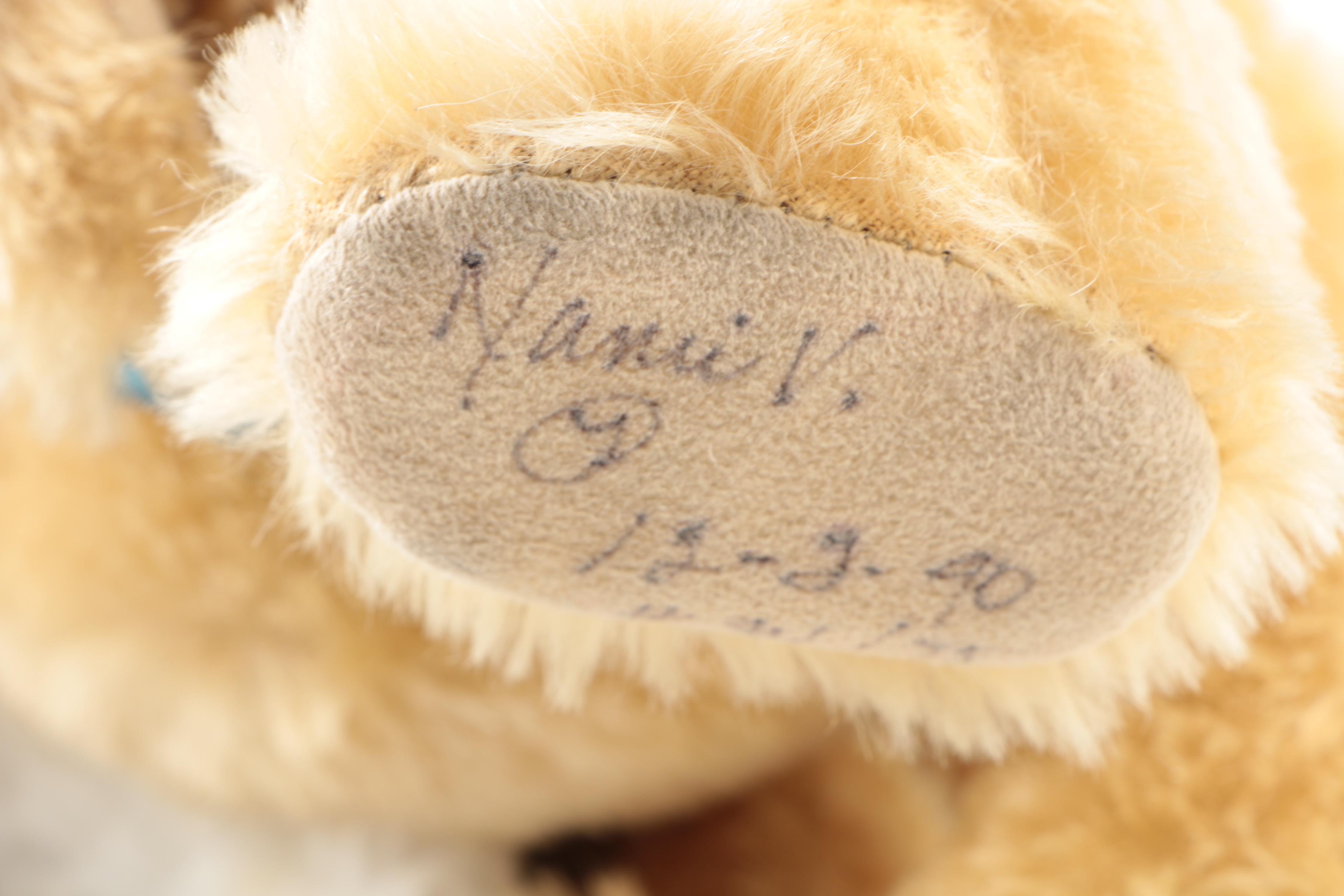 1984 Sonia's Dolls "Saint Nicholas" Soft Sculpture with Handmade Teddy Bears