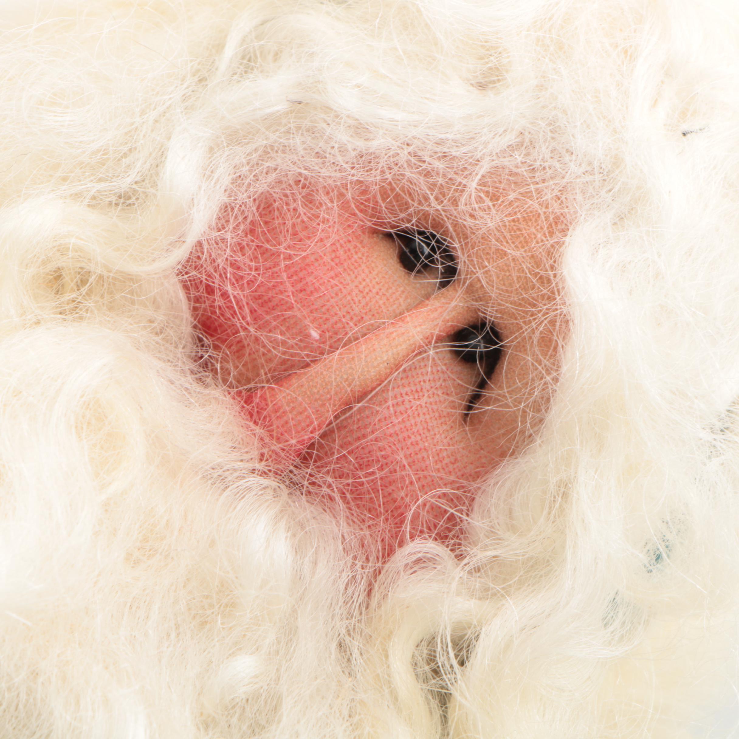 1984 Sonia's Dolls "Saint Nicholas" Soft Sculpture with Handmade Teddy Bears