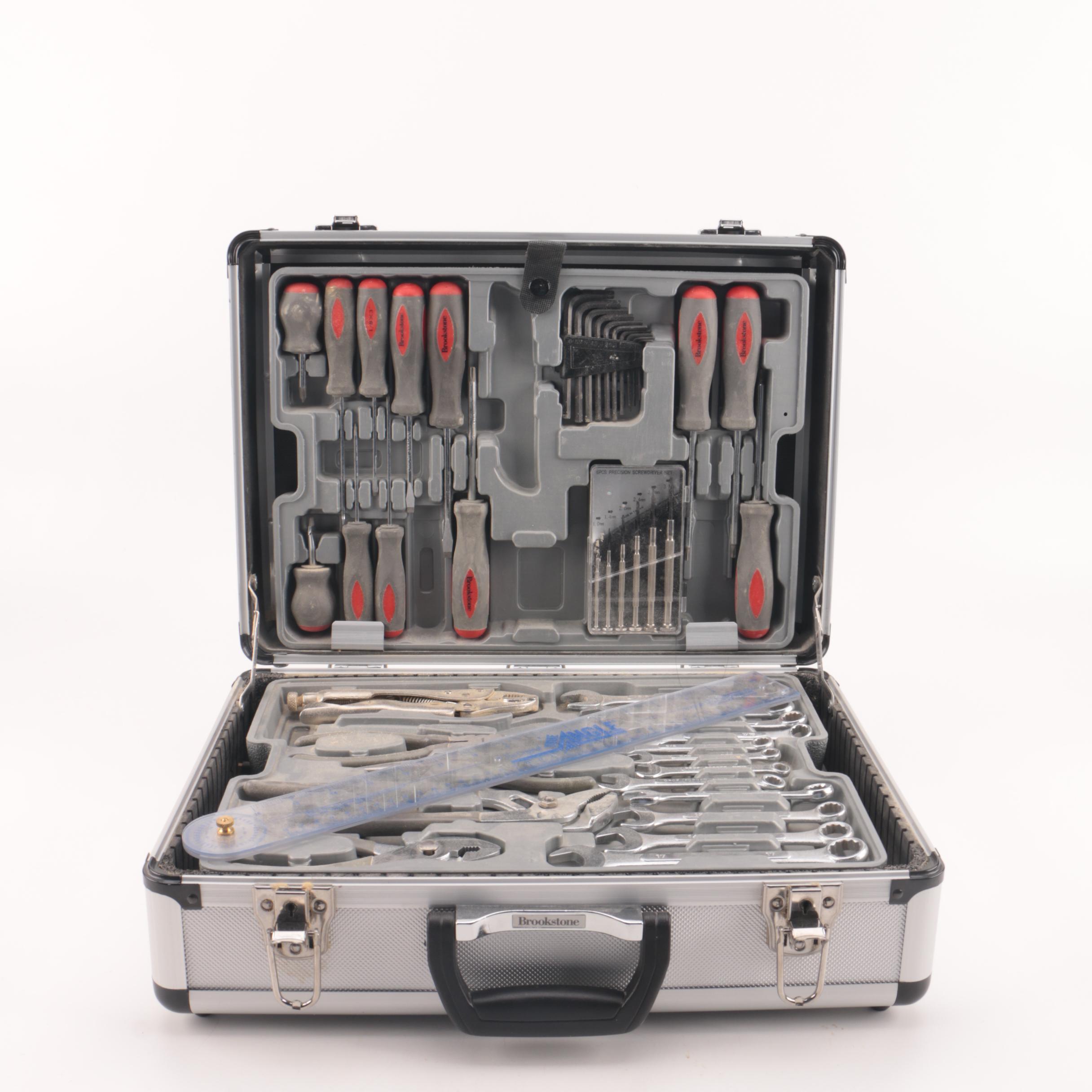 Brookstone Hand Tool Kit In Metal Case