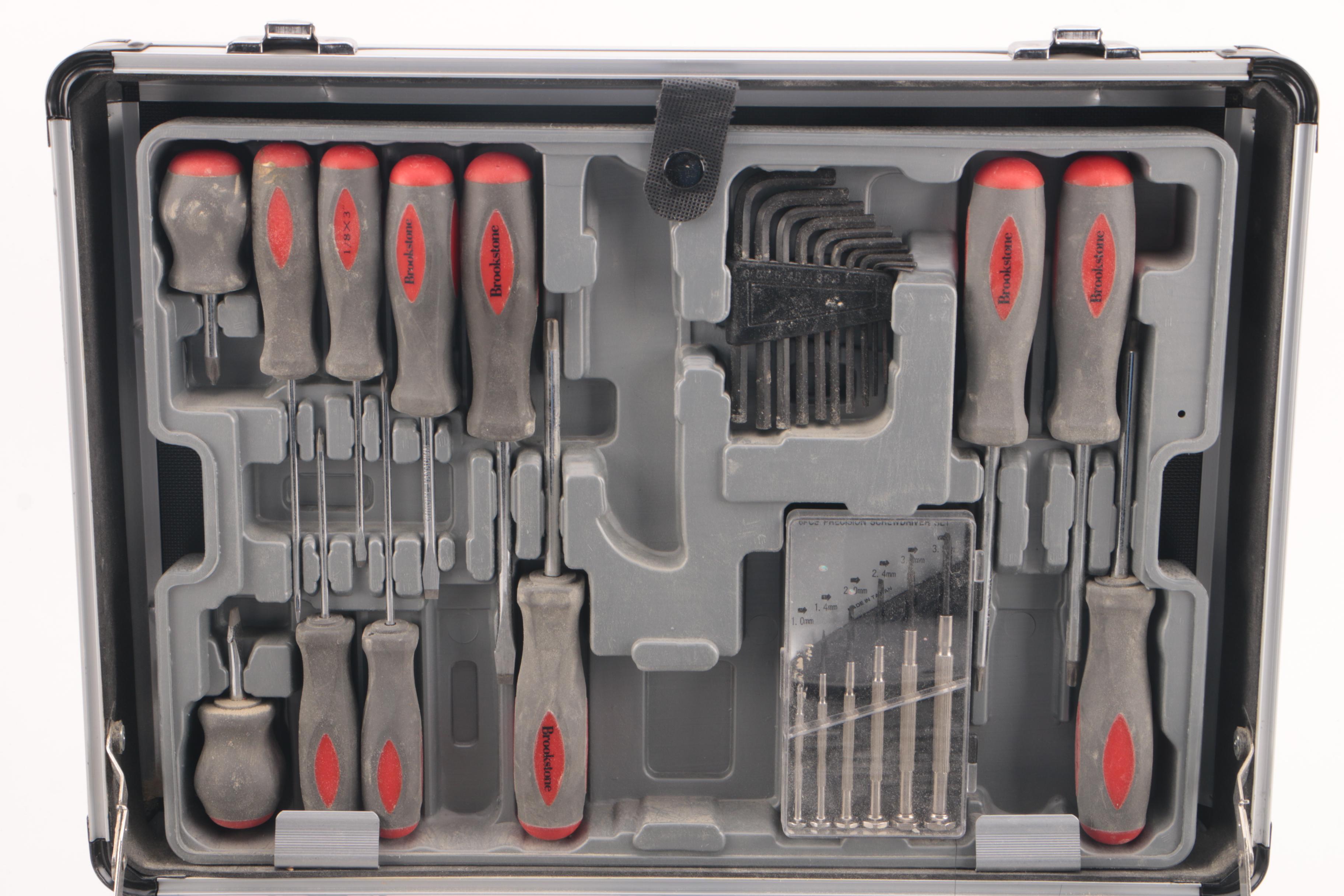 Brookstone Hand Tool Kit In Metal Case