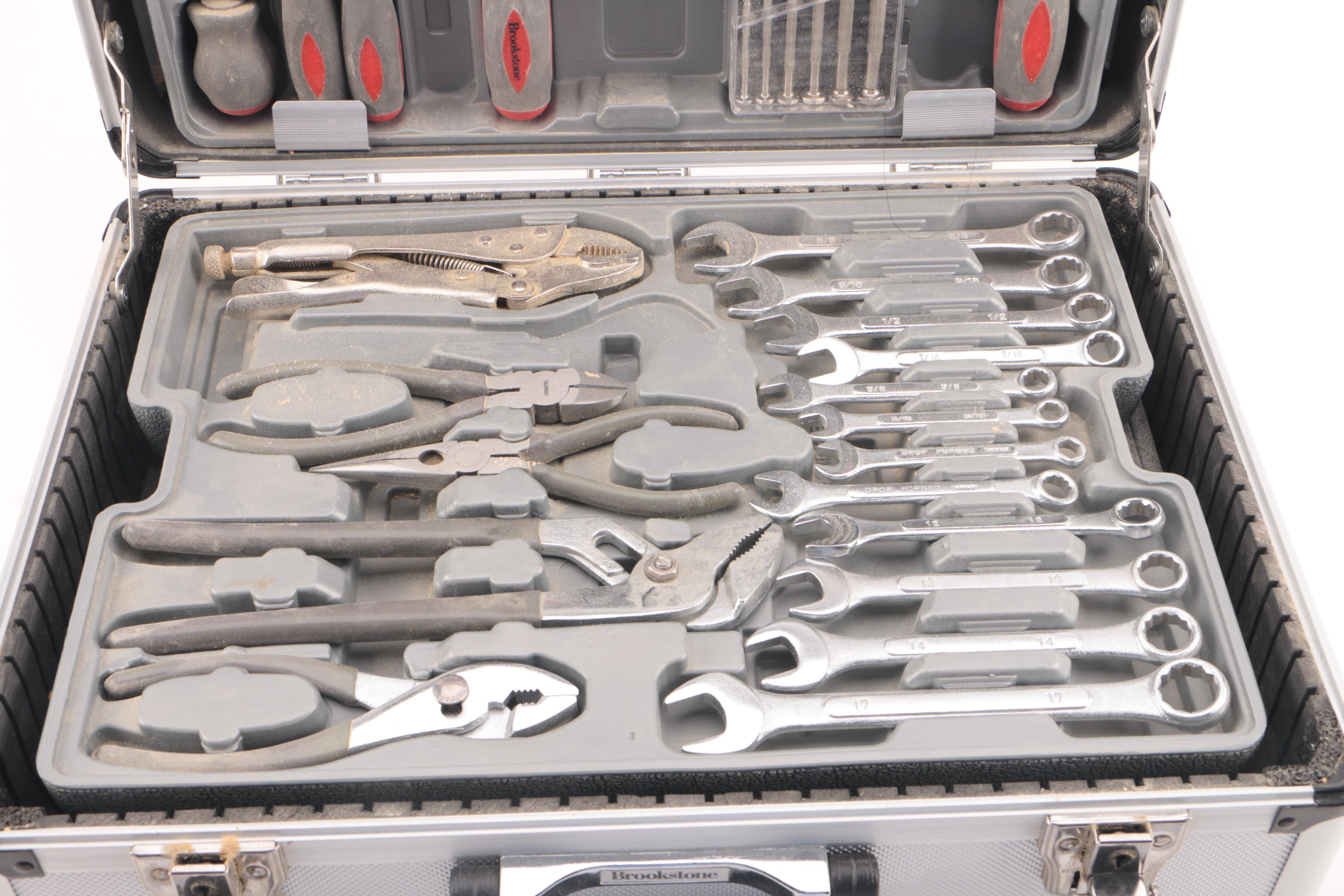 Brookstone Hand Tool Kit In Metal Case