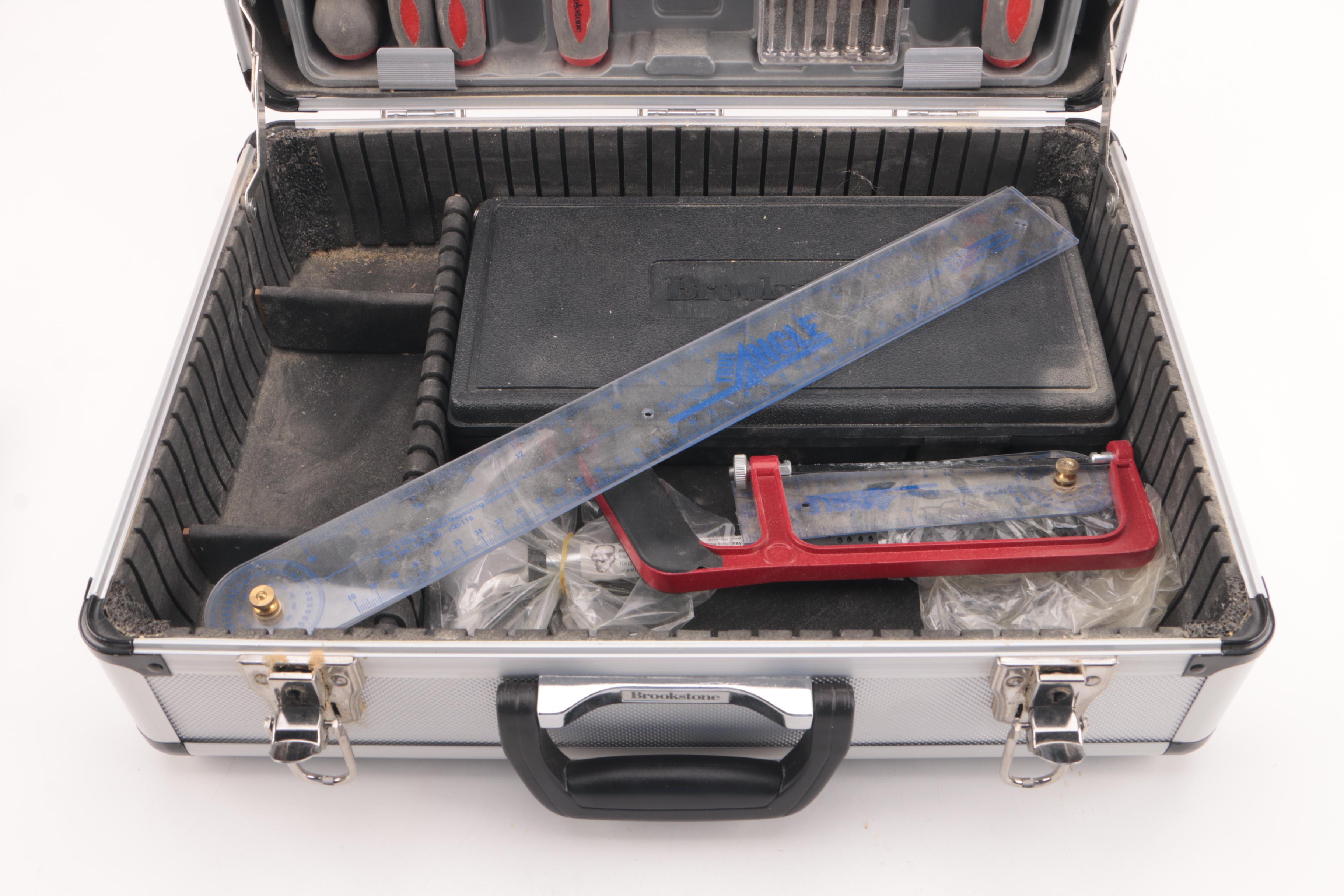 Brookstone Hand Tool Kit In Metal Case