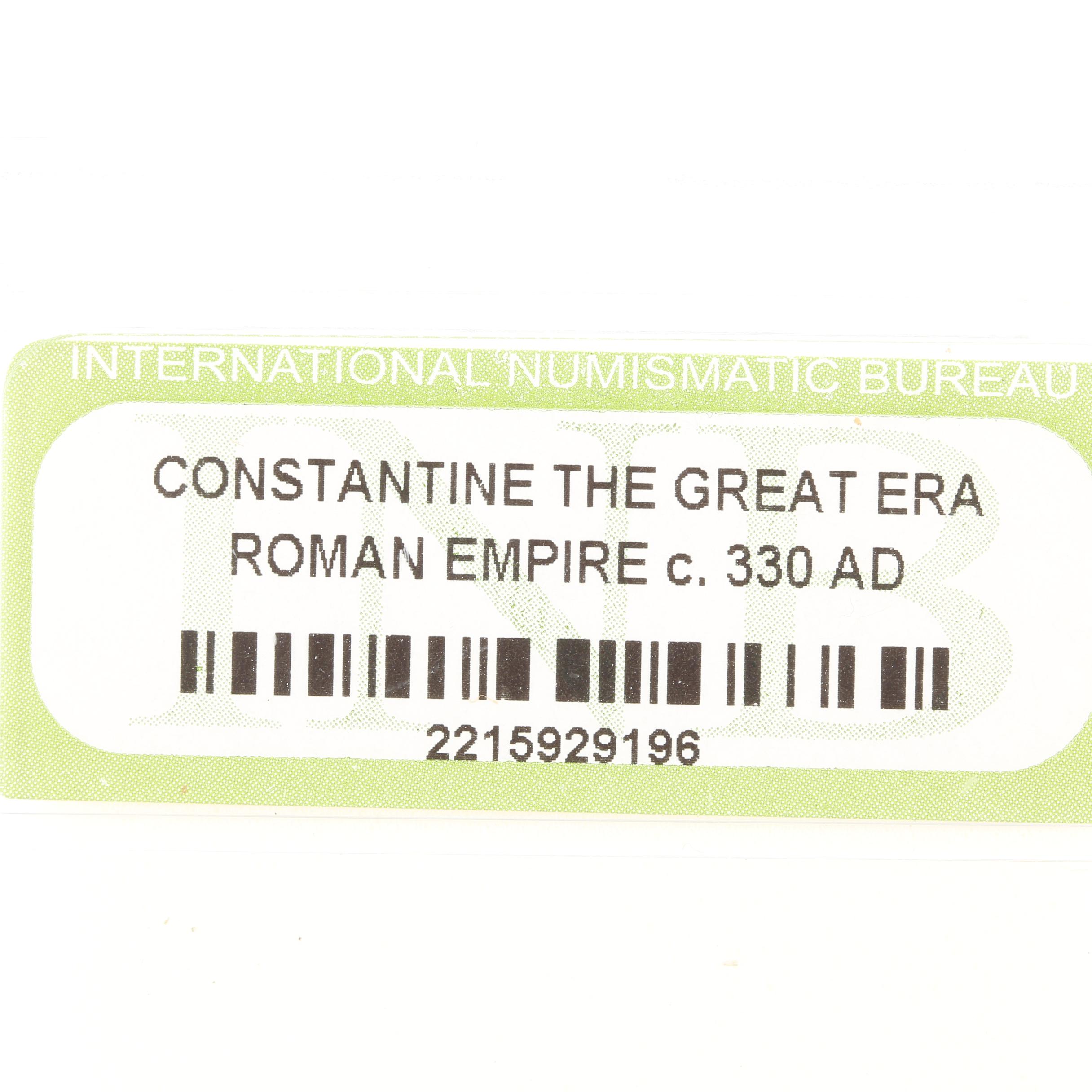 Ten Ancient Roman Imperial Bronze Coins from Constantine the Great's Era