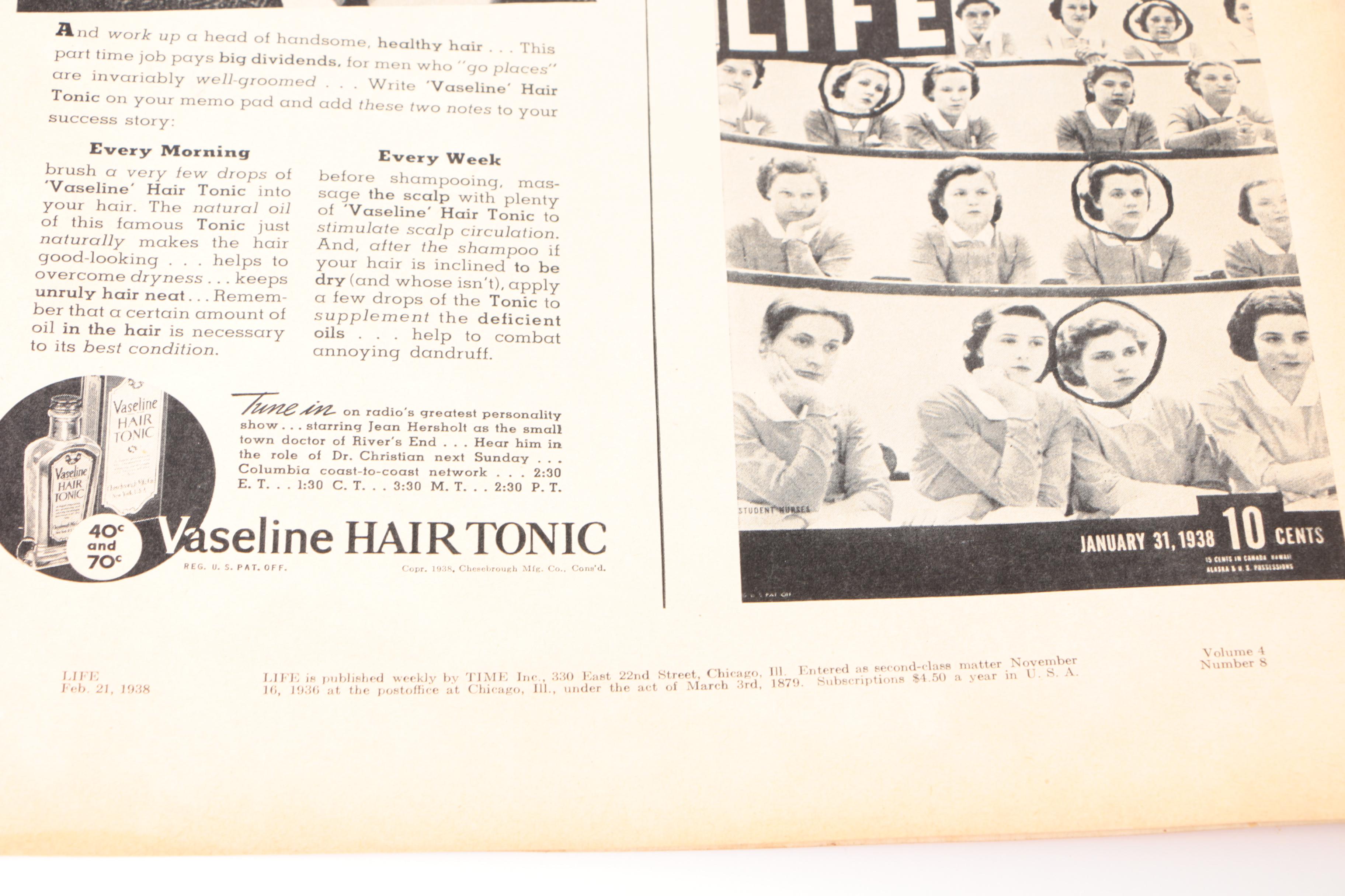 "National Geographic", "Life", "Literary Digest" and Other Vintage Magazines