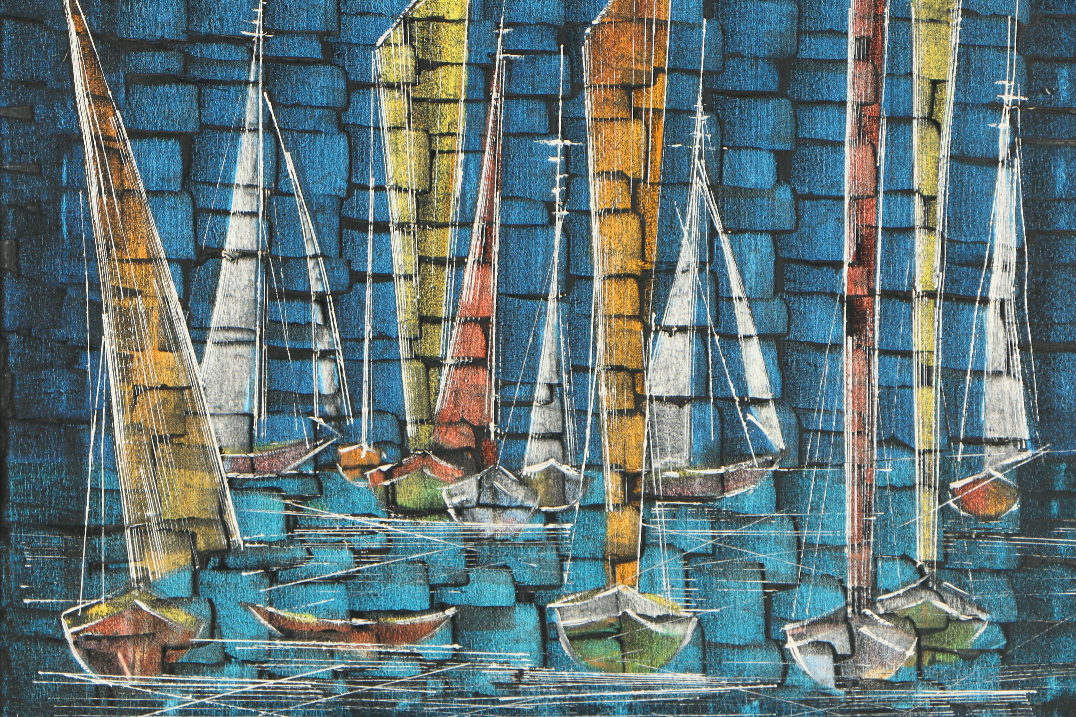 H. Poll Vintage Oil Painting