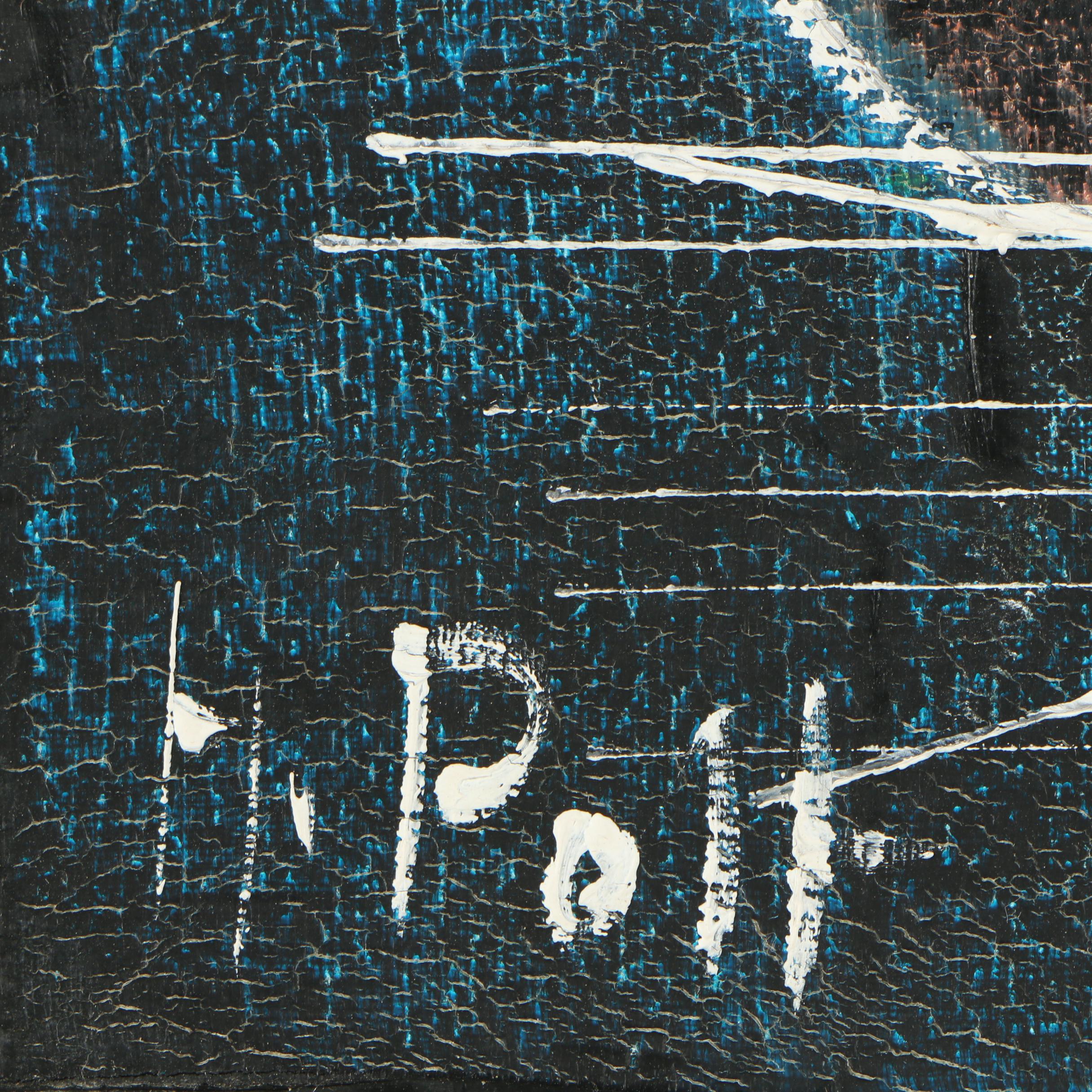 H. Poll Vintage Oil Painting