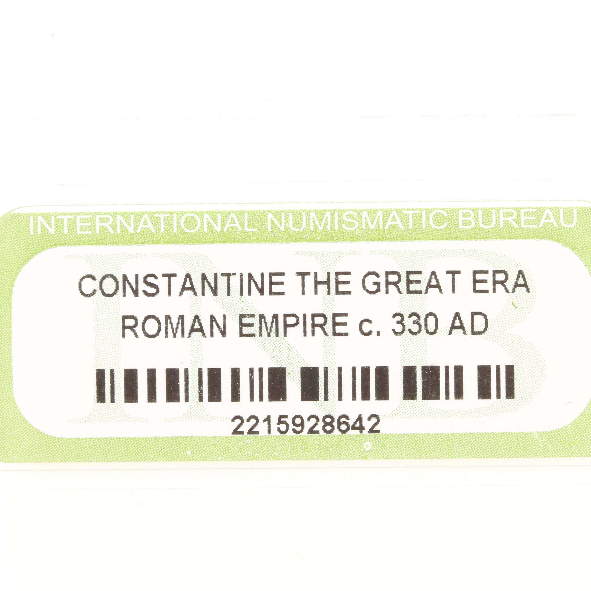 Ten Ancient Roman Imperial Bronze Coins from Constantine the Great's Era