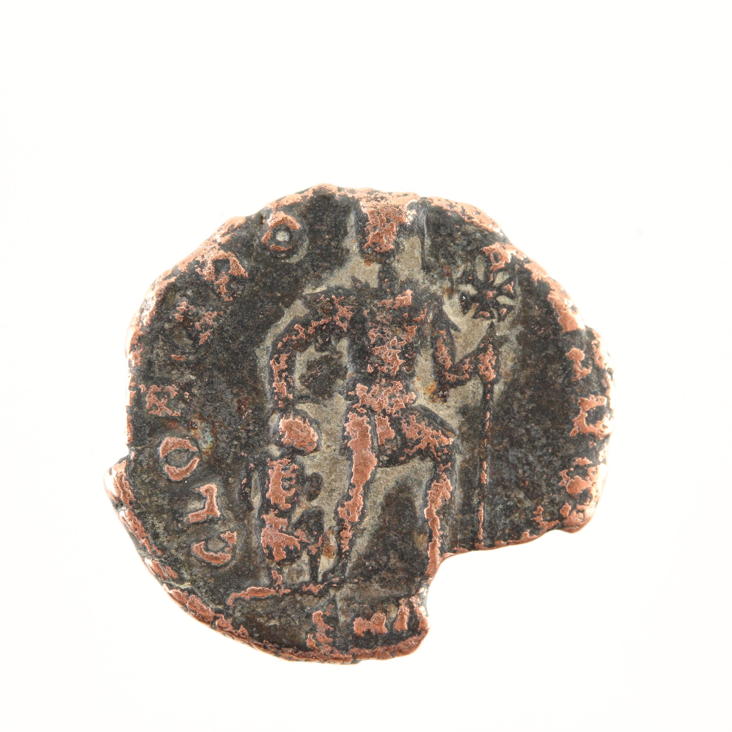 Ten Ancient Roman Imperial Bronze Coins from Constantine the Great's Era