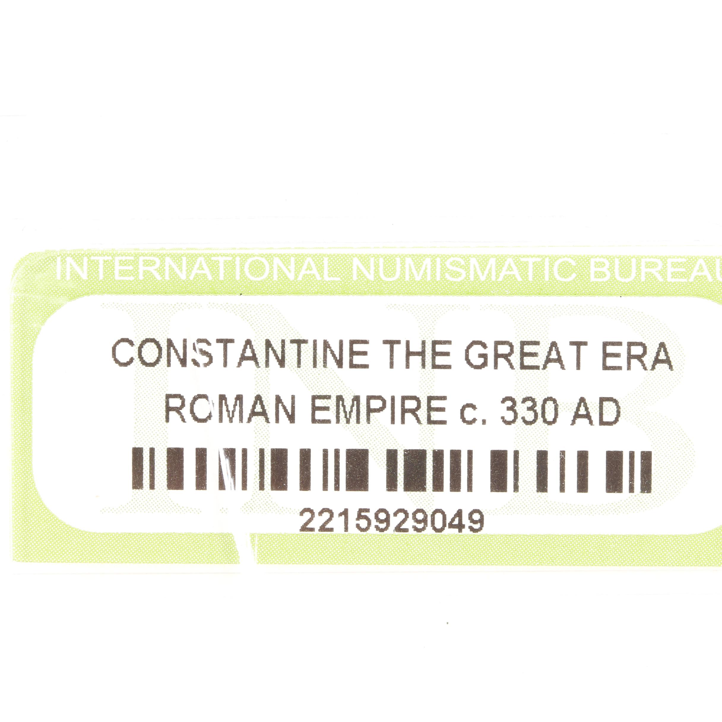Ten Ancient Roman Imperial Bronze Coins from Constantine the Great's Era