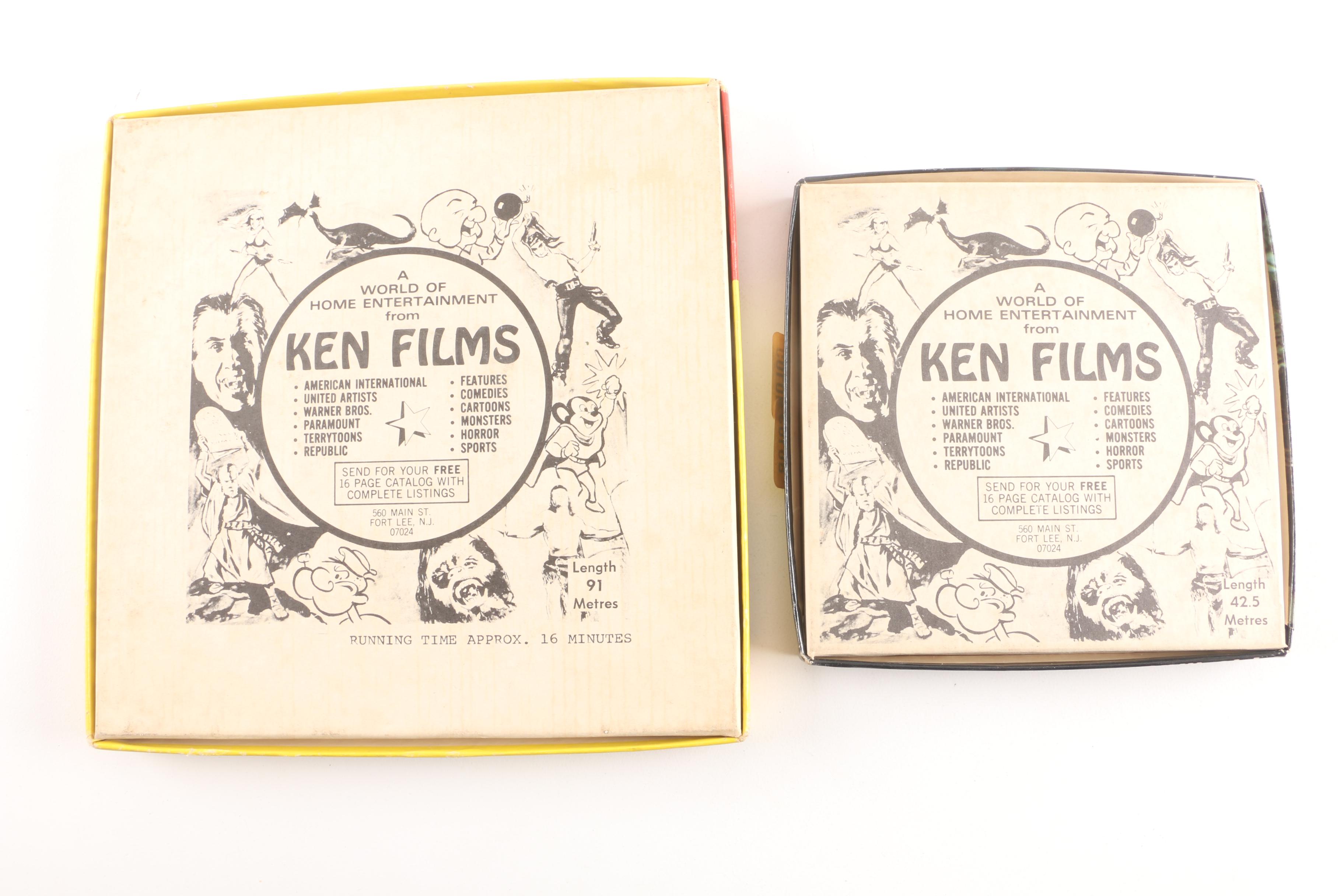 Super 8 "Star Wars" and "M.A.S.H" with 45 RPM Records