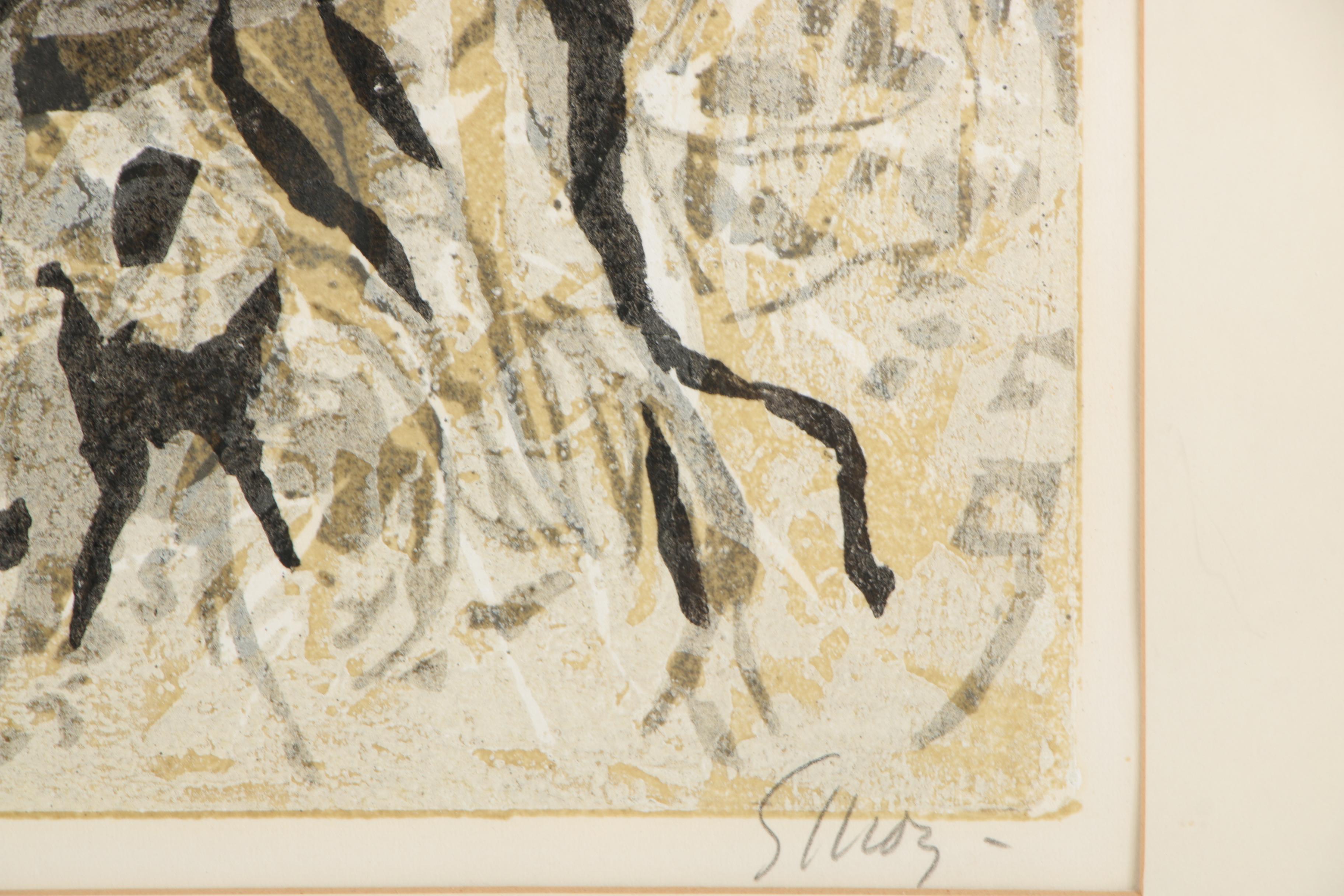 Seong Moy Relief Print "View from the Windows - Yellow Sun"