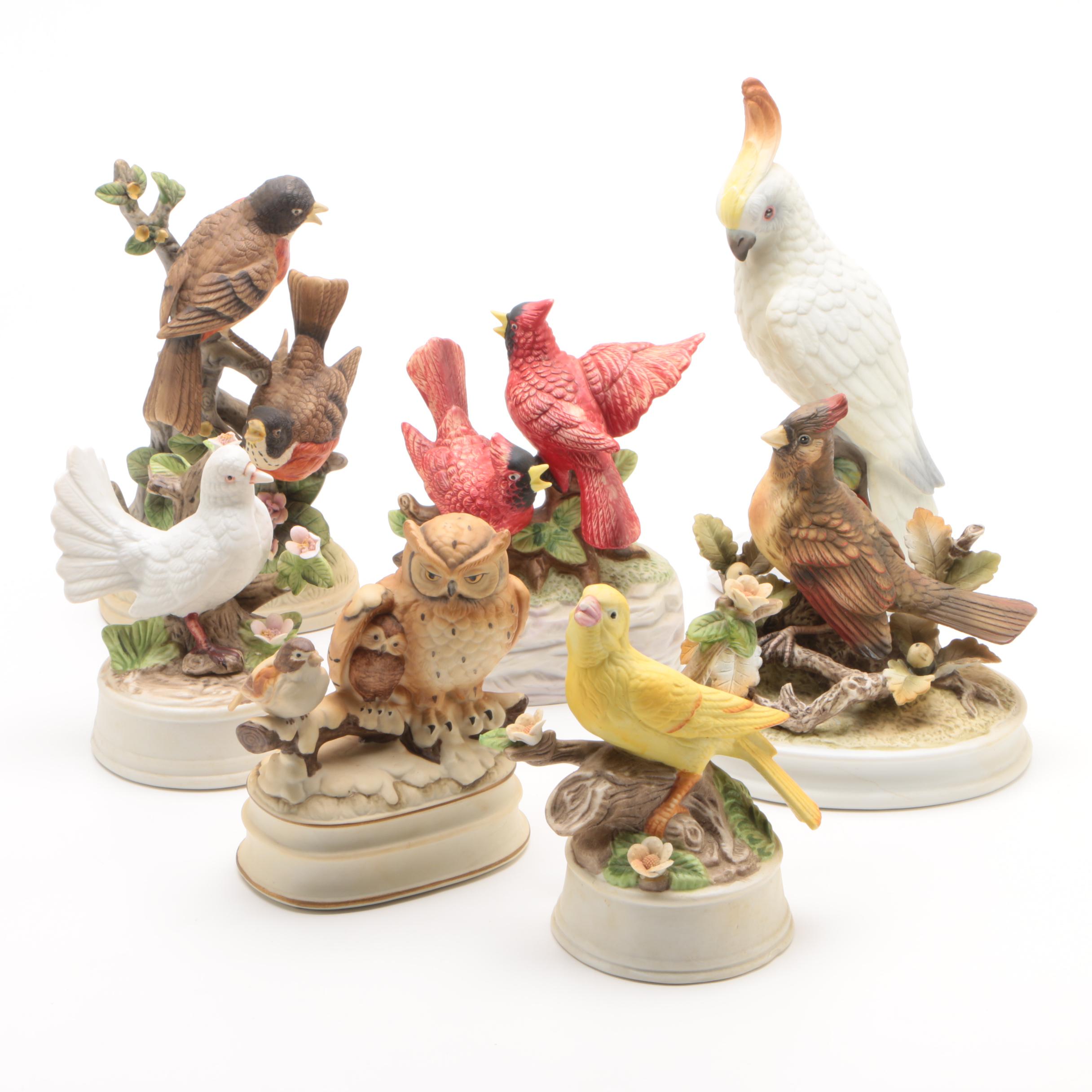 Royal Crown, Towle, Andrea Musical Bird Figurines