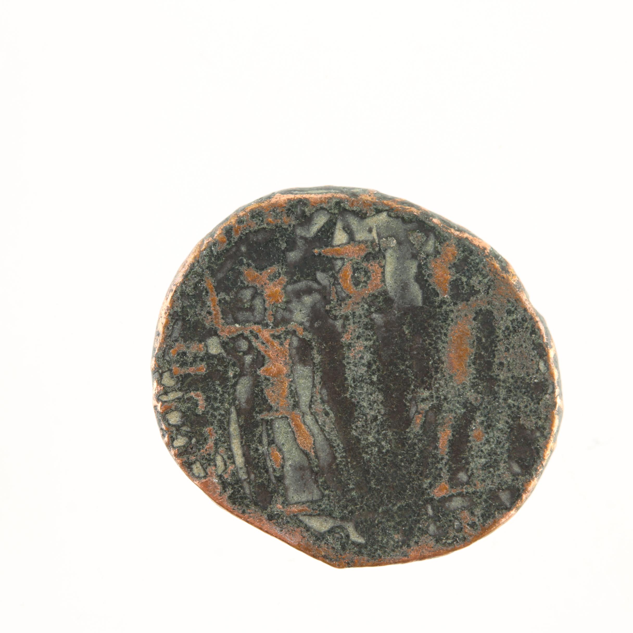 Ten Ancient Roman Imperial Bronze Coins from Constantine the Great's Era