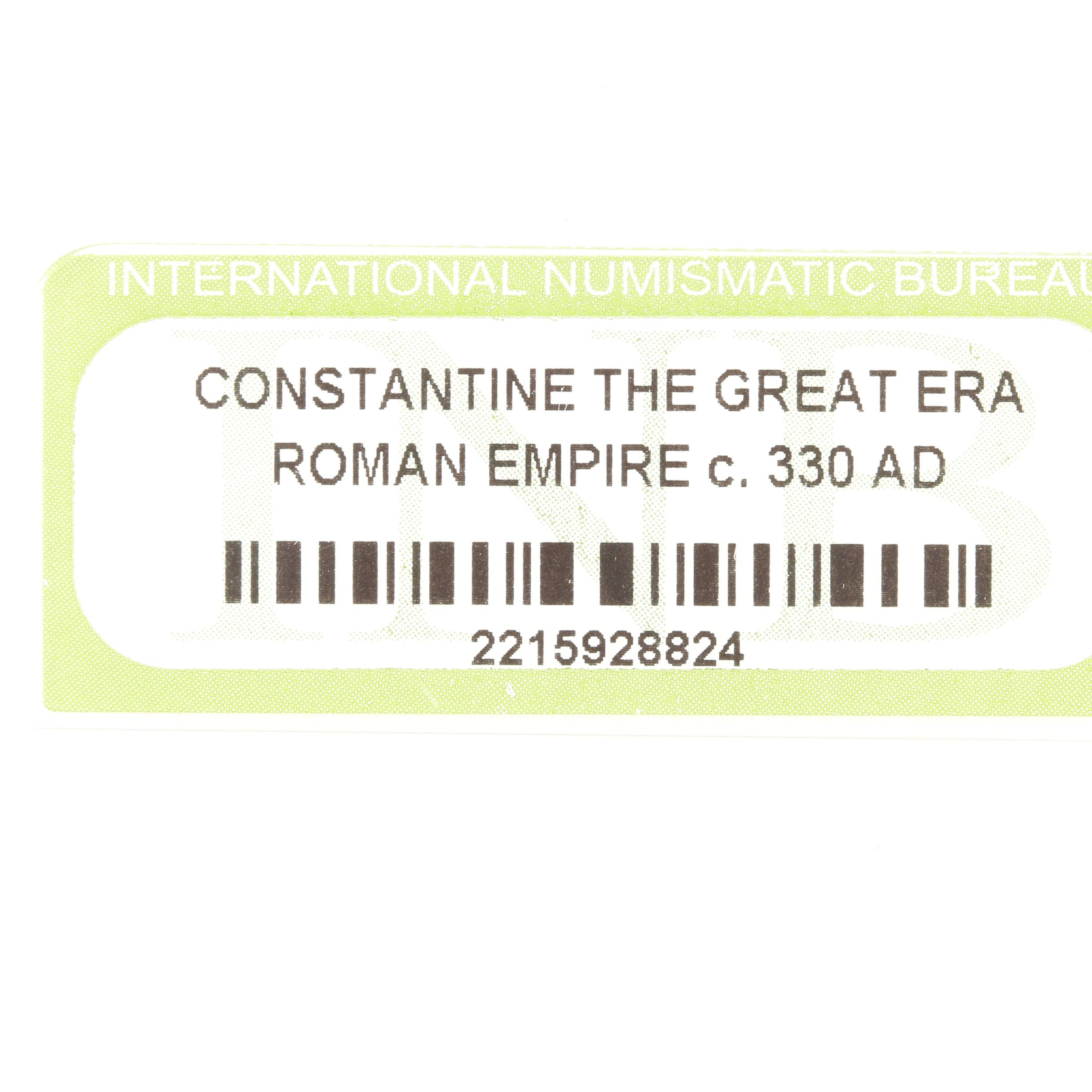 Ten Ancient Roman Imperial Bronze Coins from Constantine the Great's Era
