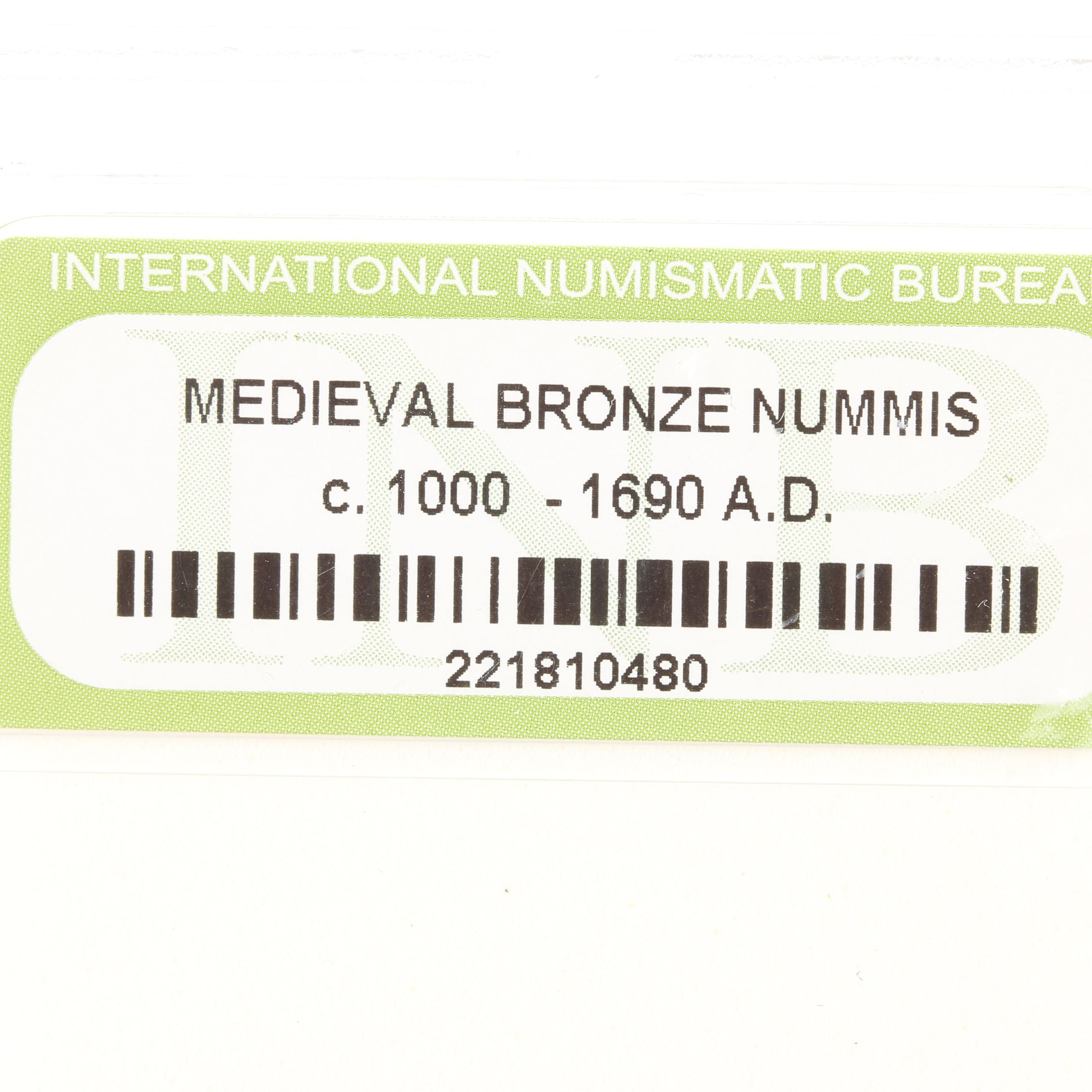 Ten Medieval Era Bronze Coins