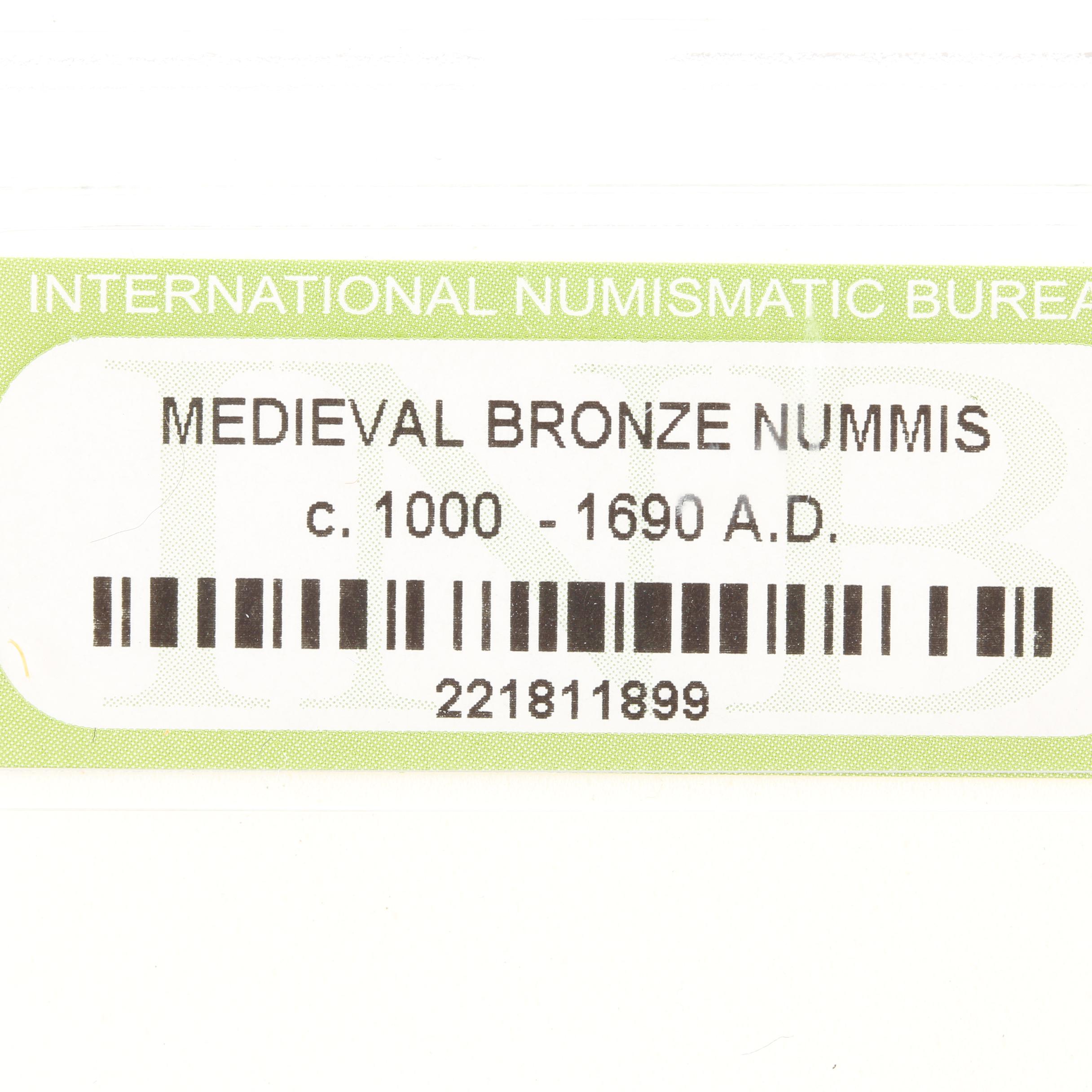 Ten Medieval Era Bronze Coins