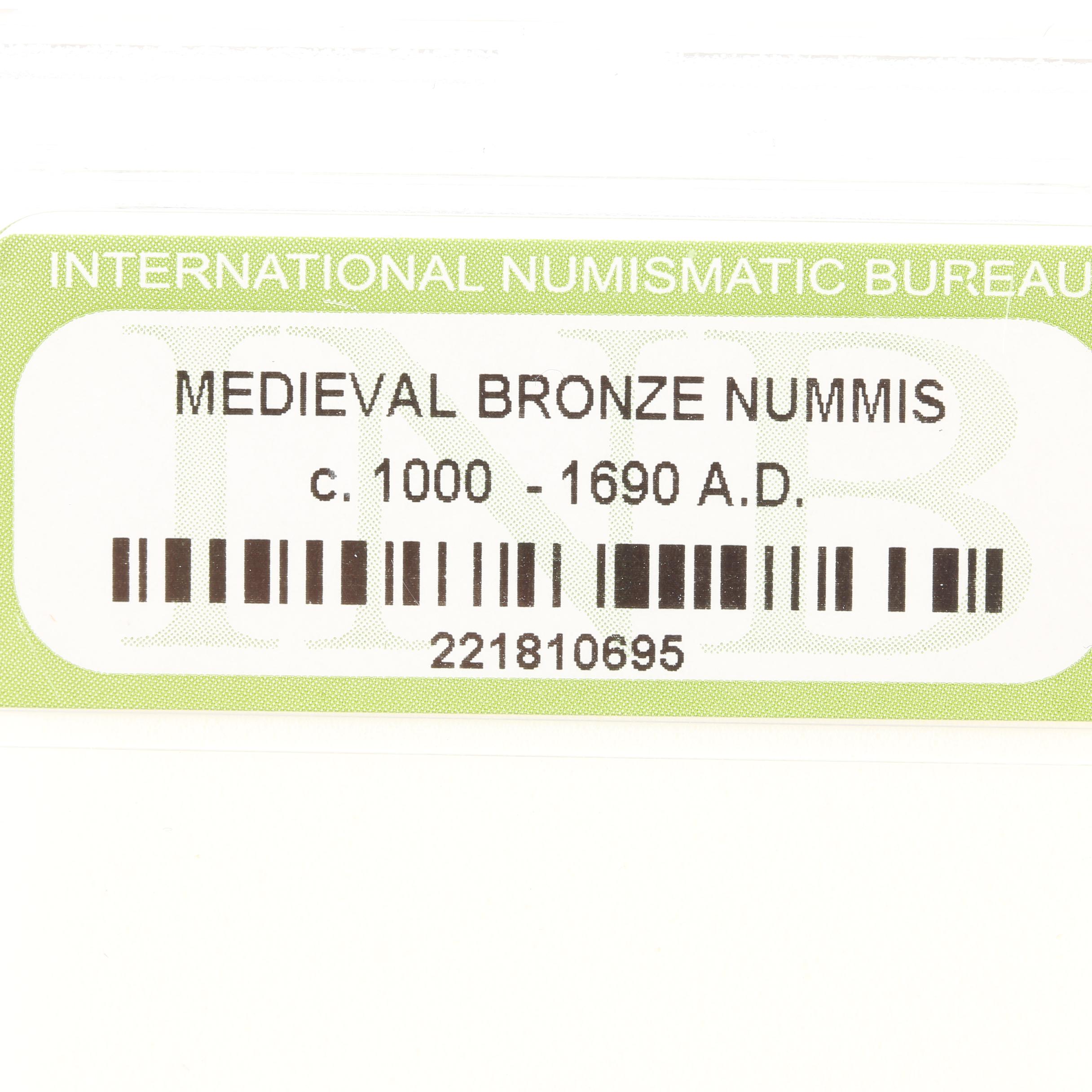 Ten Medieval Era Bronze Coins