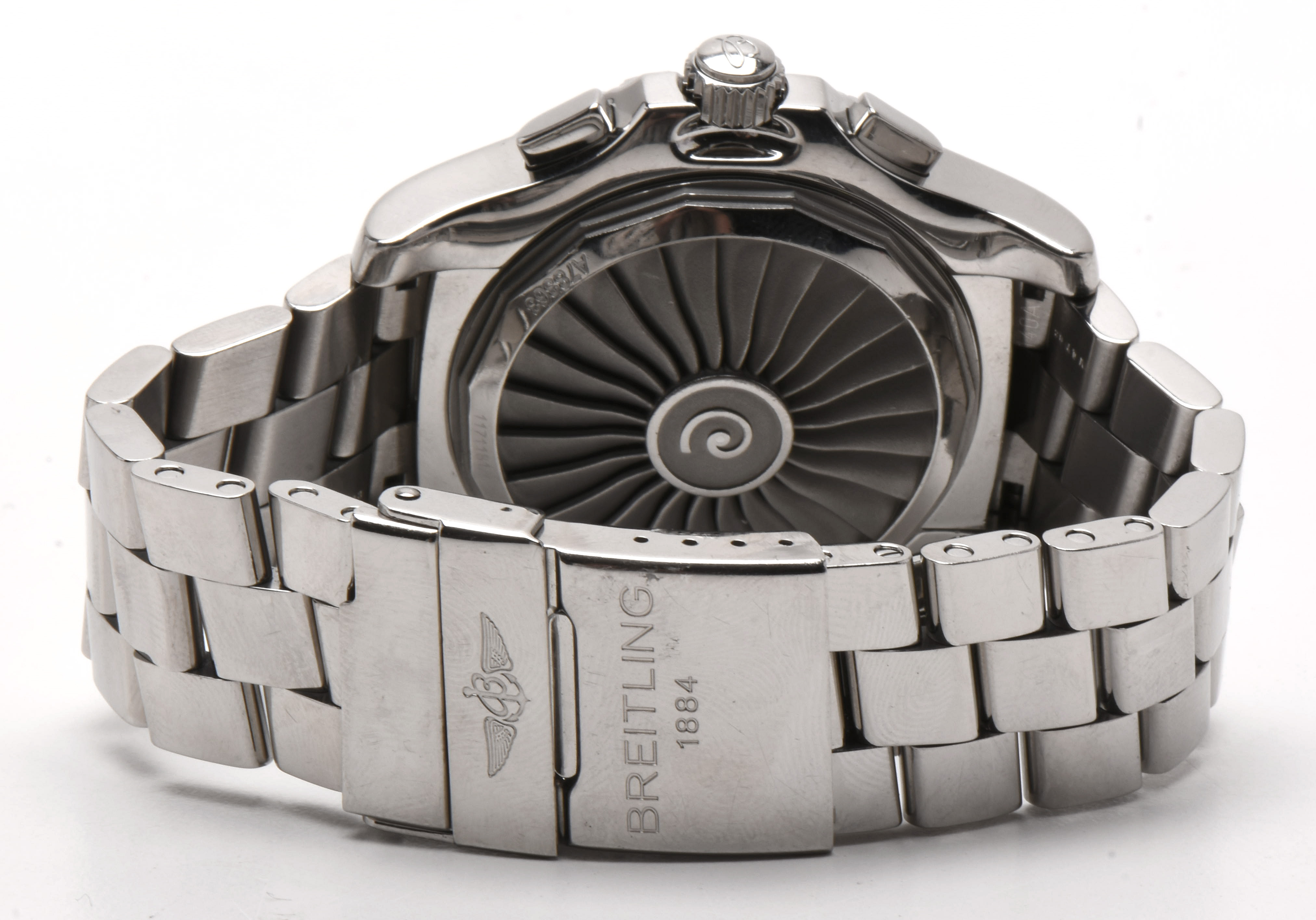 Breitling Airwolf Super Quartz Digital-Analog 44mm Stainless Steel Wristswatch