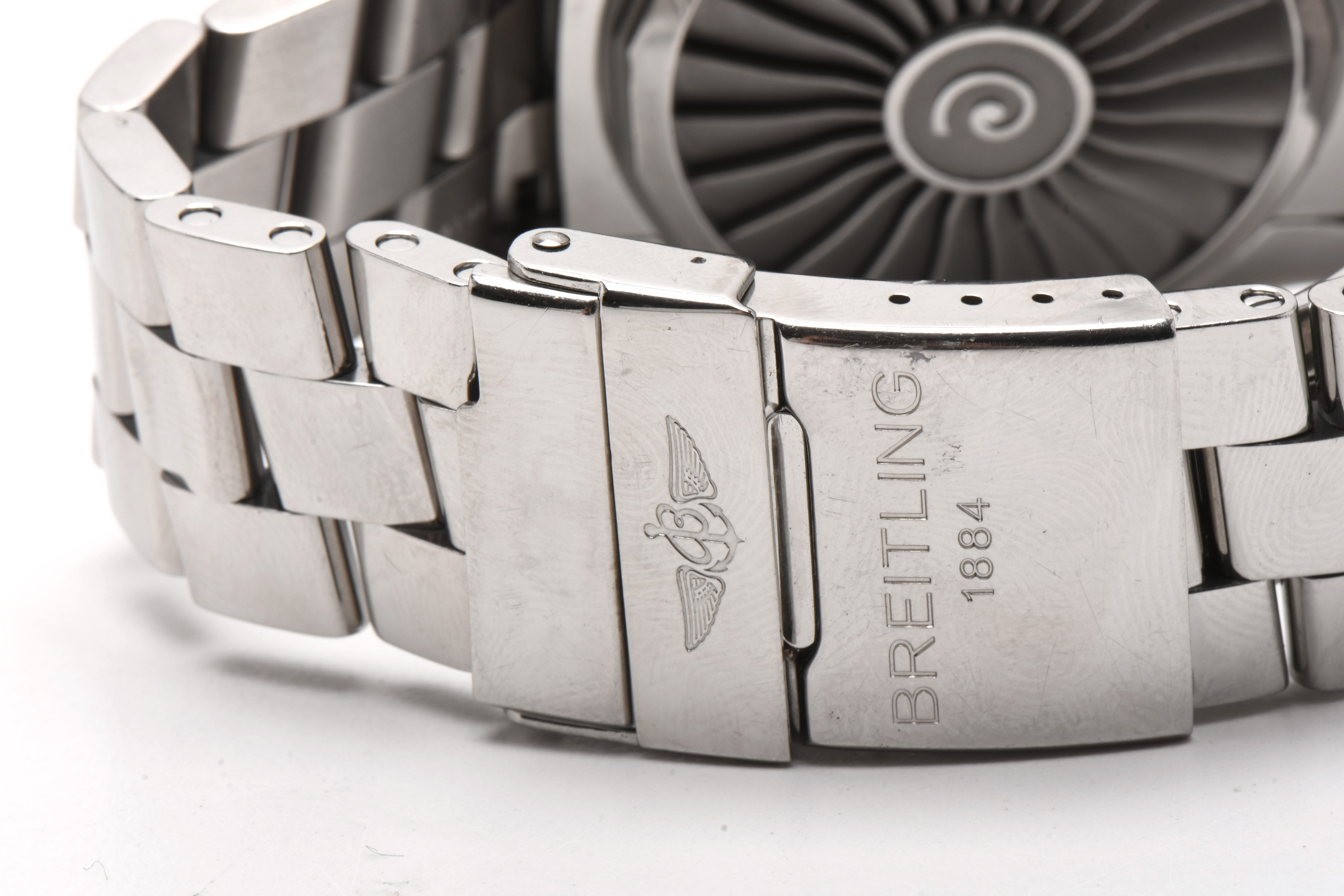 Breitling Airwolf Super Quartz Digital-Analog 44mm Stainless Steel Wristswatch