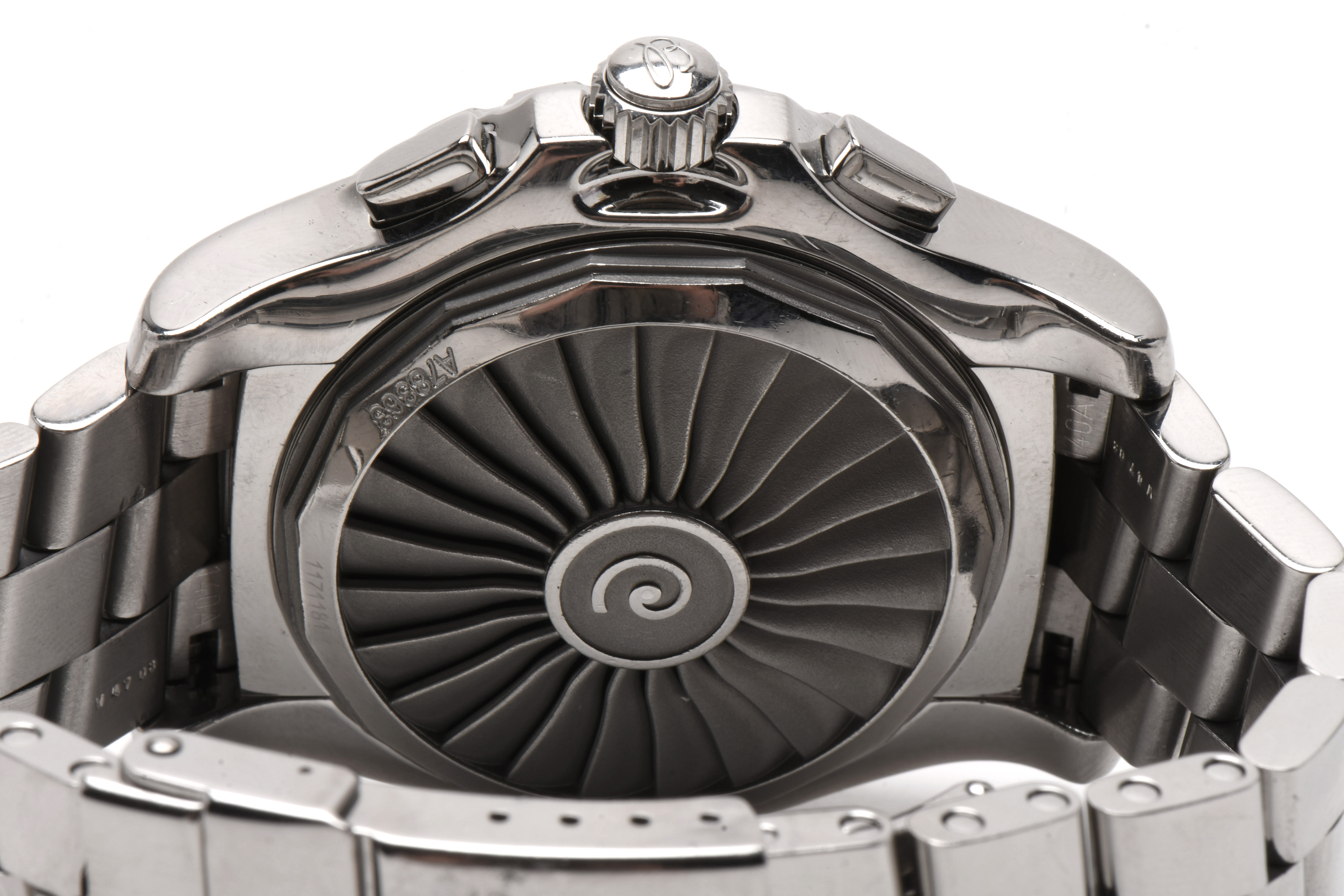 Breitling Airwolf Super Quartz Digital-Analog 44mm Stainless Steel Wristswatch