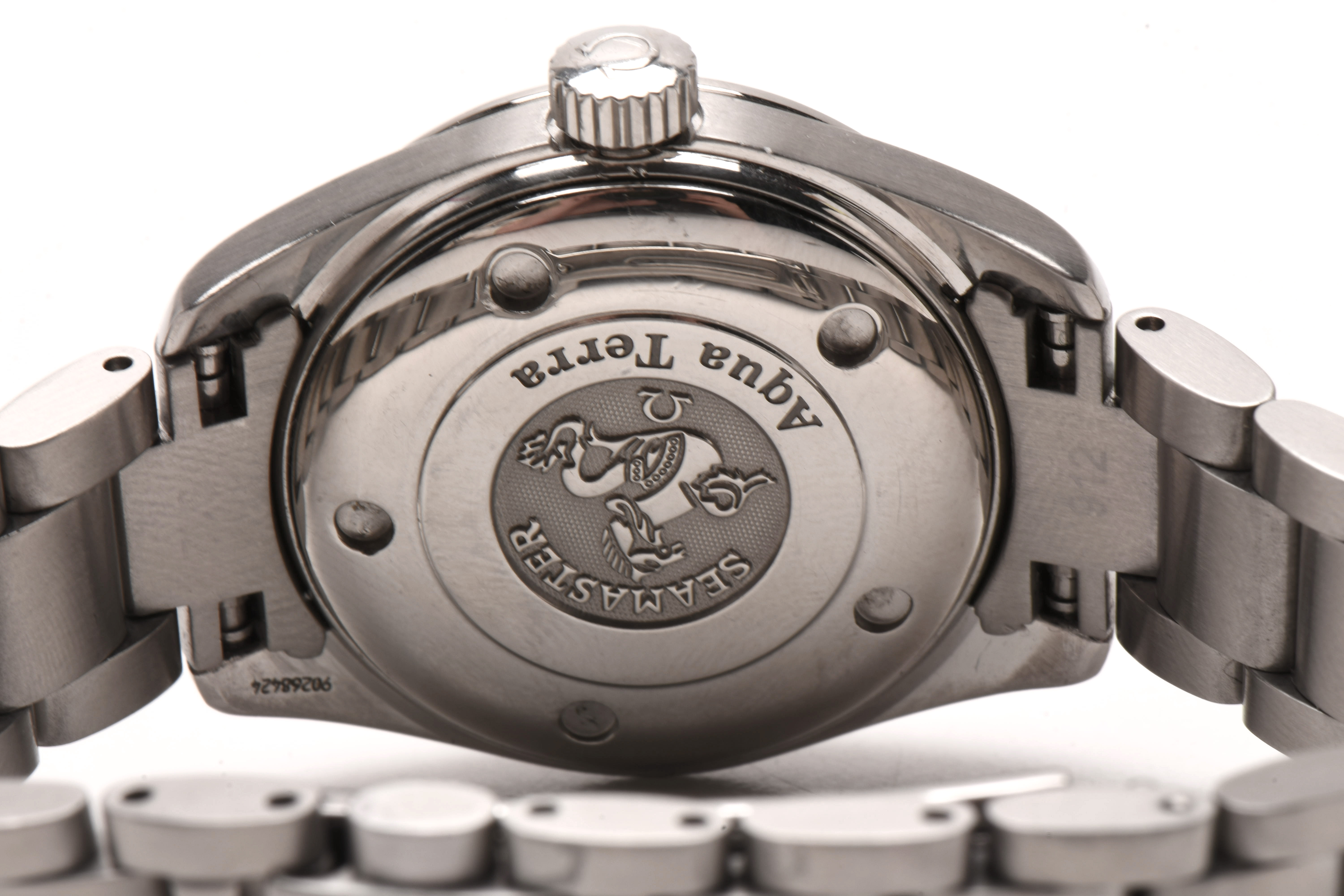 Omega Seamaster Aqua Terra Mother of Pearl Diamond Dial Steel Watch