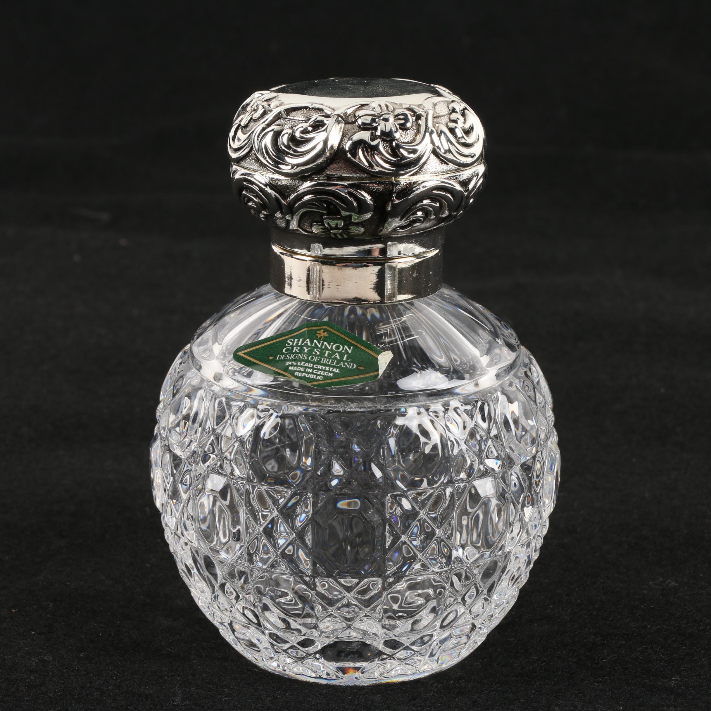 Crystal Jam Jars and Vanity Bottle Featuring Shannon and English Crystal