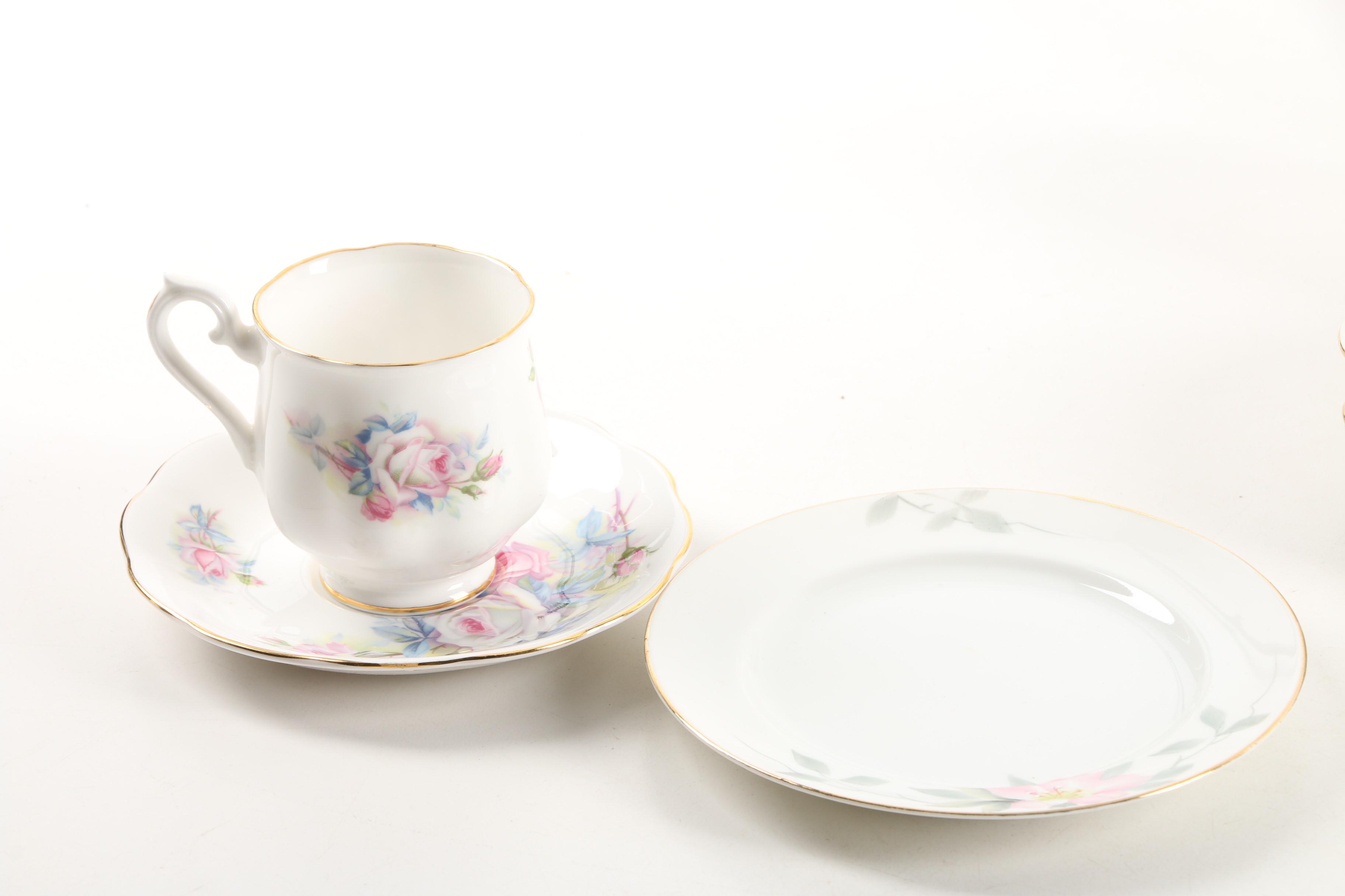 Antique and Vintage Porcelain and Bone China Tableware Featuring Bawo & Dotter