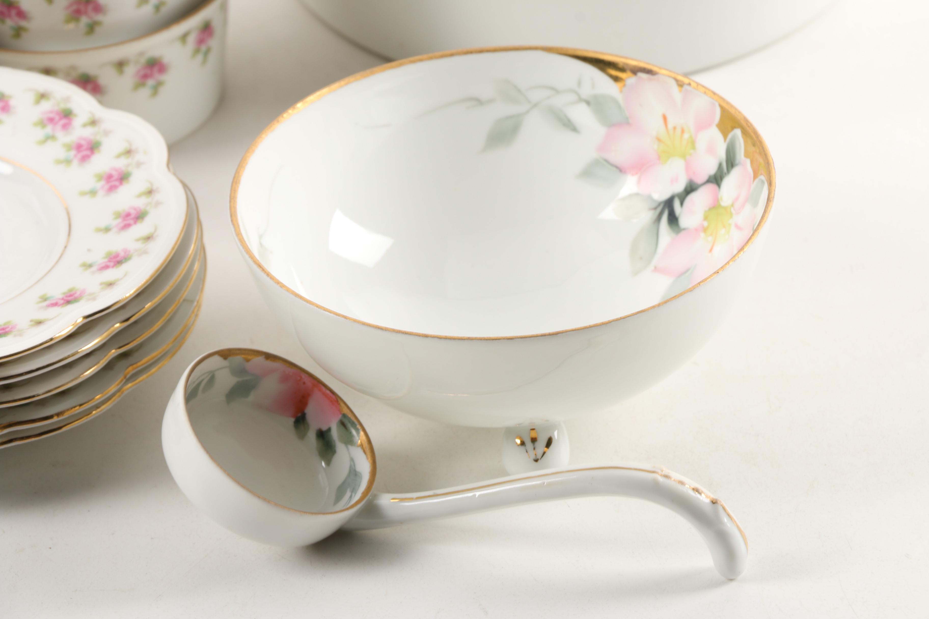 Antique and Vintage Porcelain and Bone China Tableware Featuring Bawo & Dotter