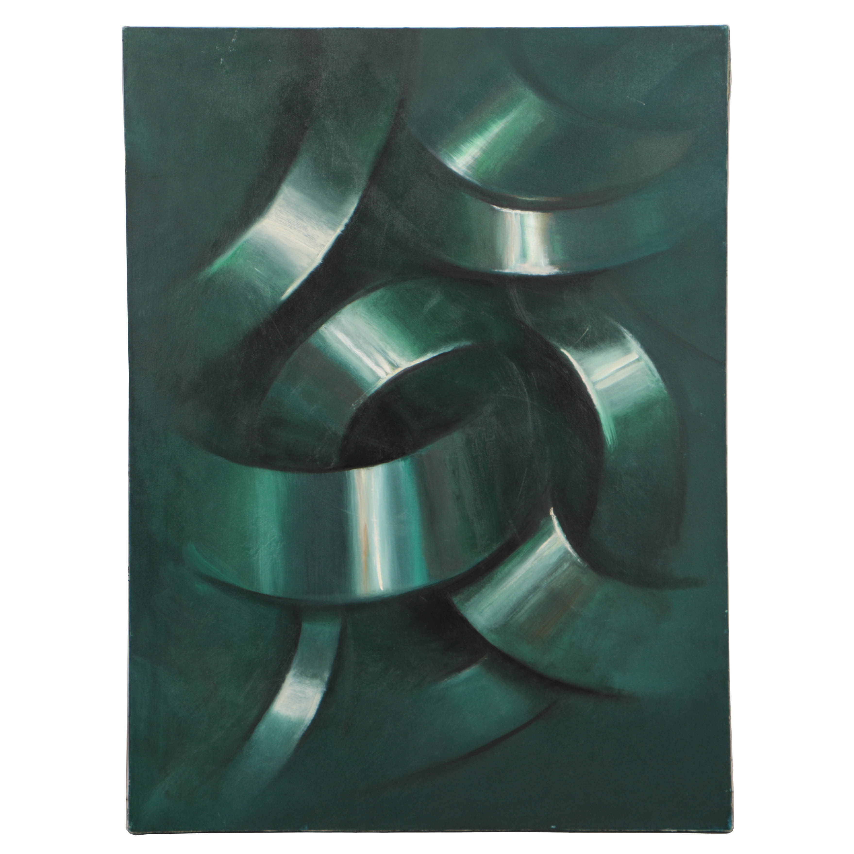 Gerard Tempest Late 20th-Century Oil Painting on Canvas titled Cosmos 5