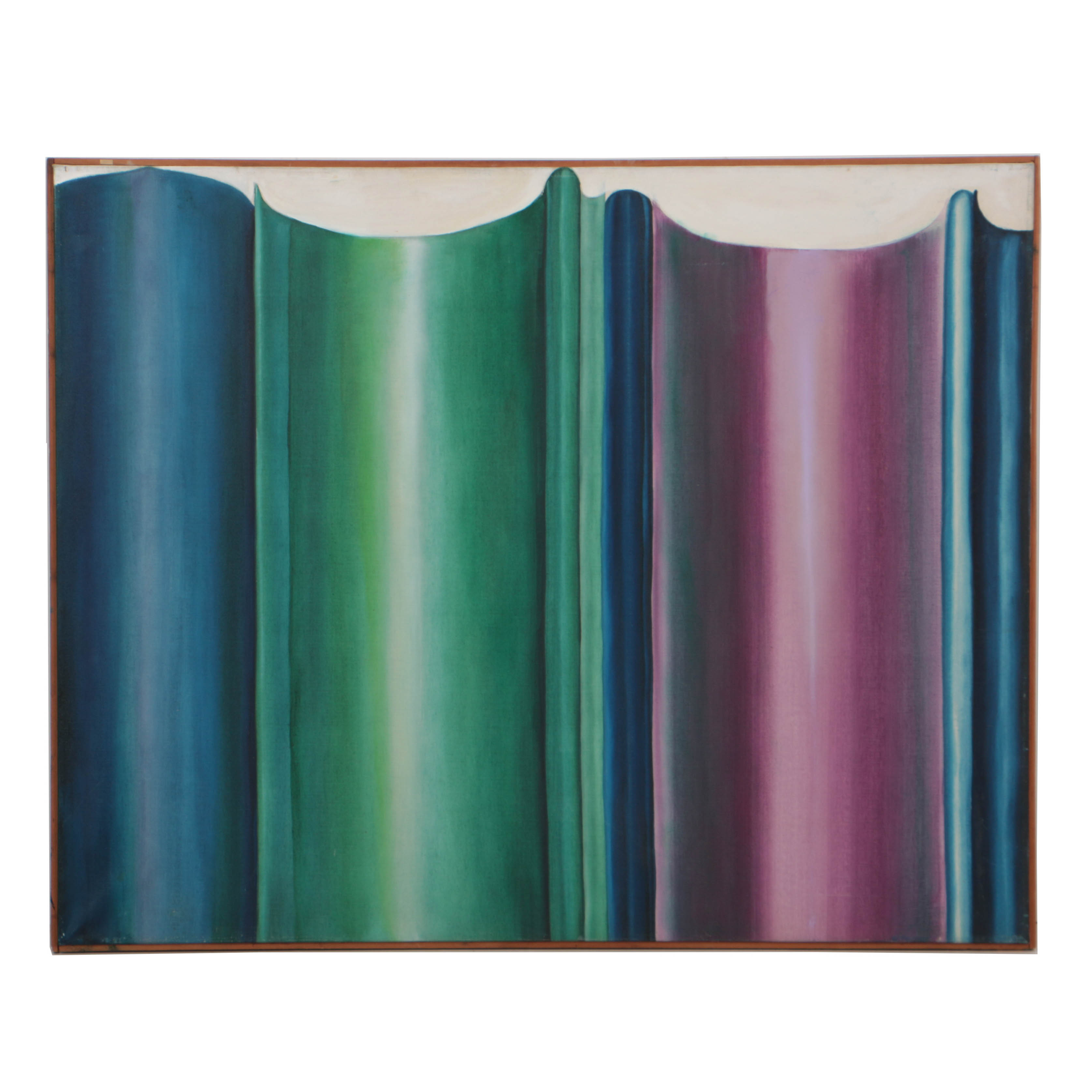 Gerard Tempest Late 20th-Century Oil Painting on Canvas titled Drappegio