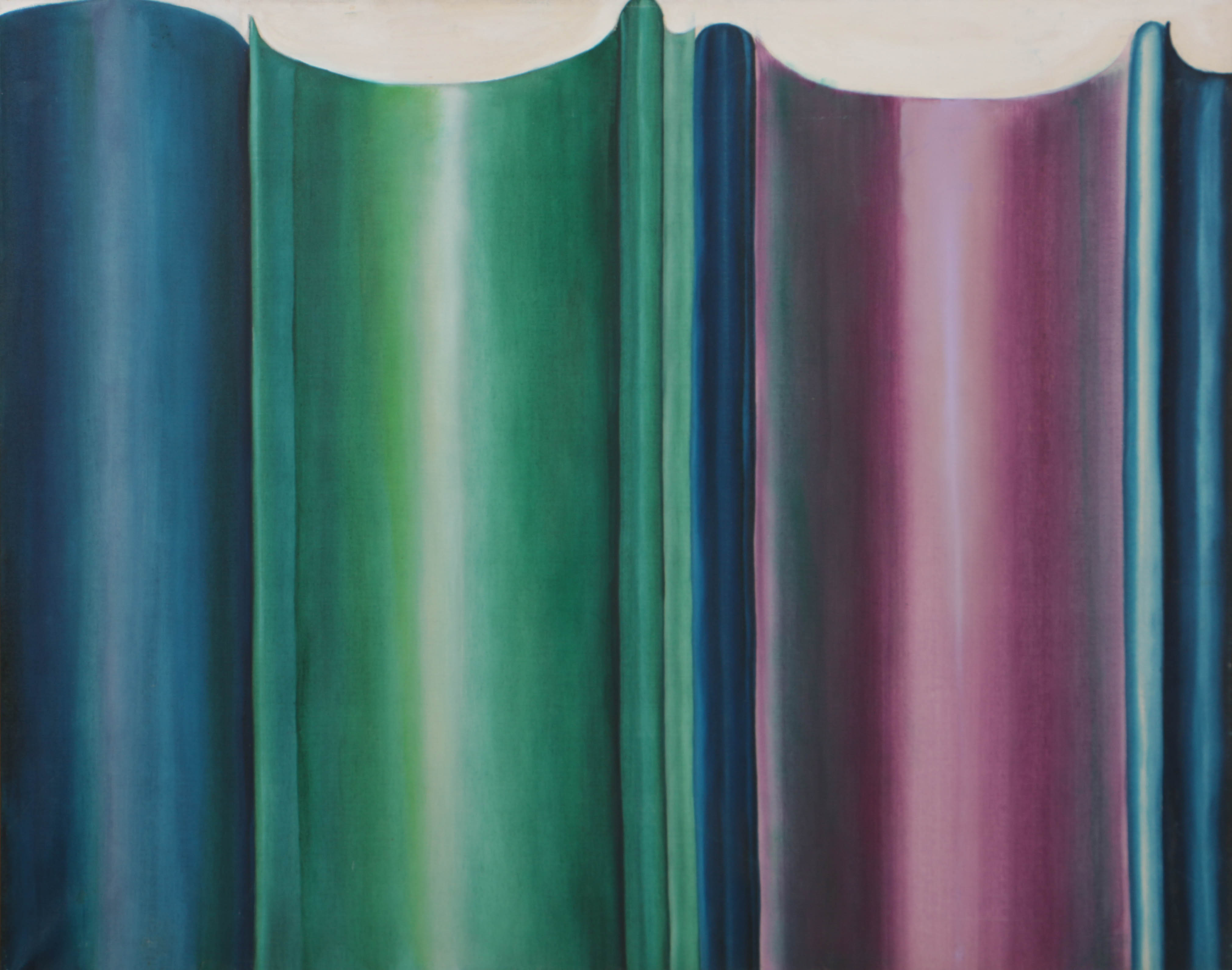 Gerard Tempest Late 20th-Century Oil Painting on Canvas titled Drappegio