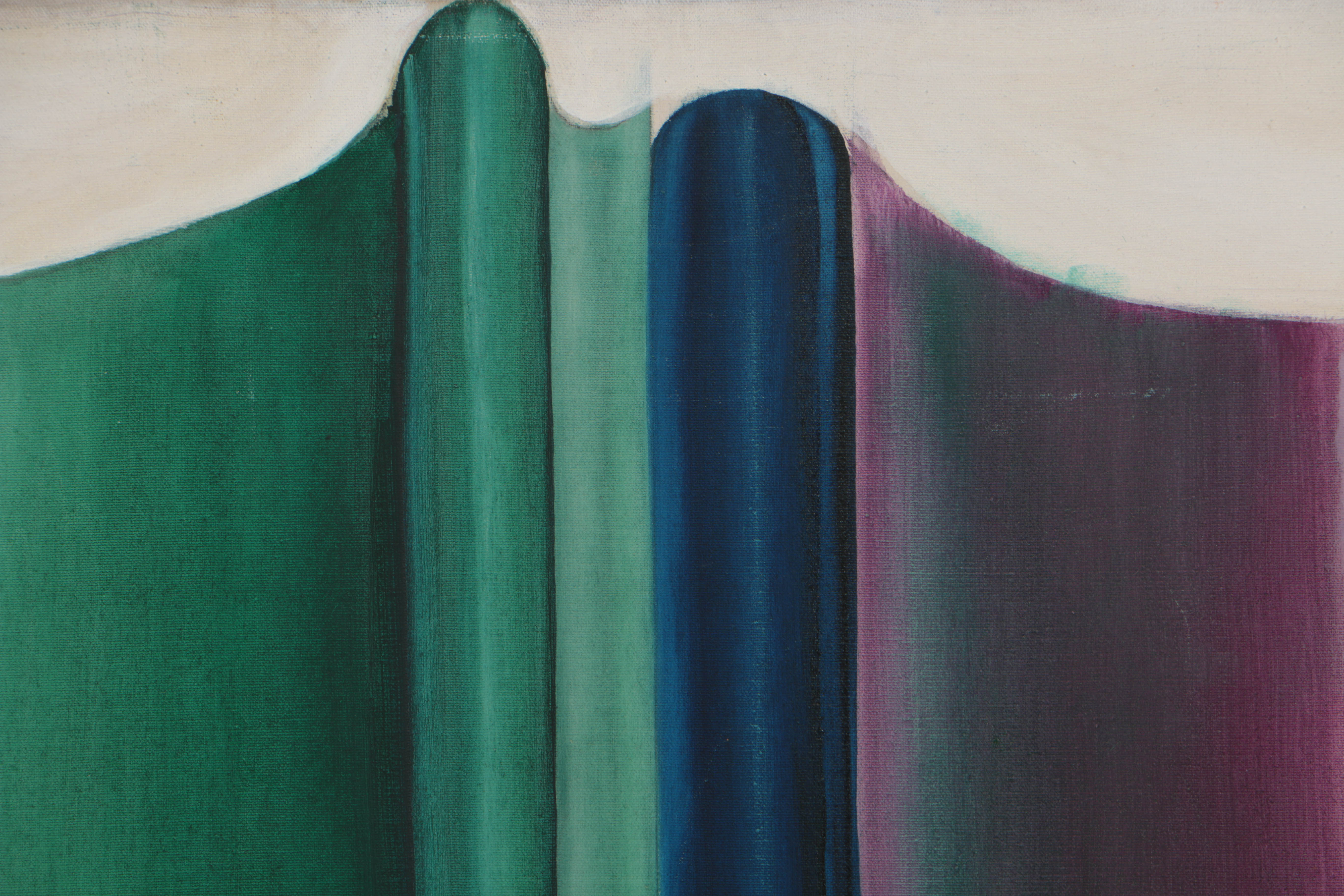 Gerard Tempest Late 20th-Century Oil Painting on Canvas titled Drappegio