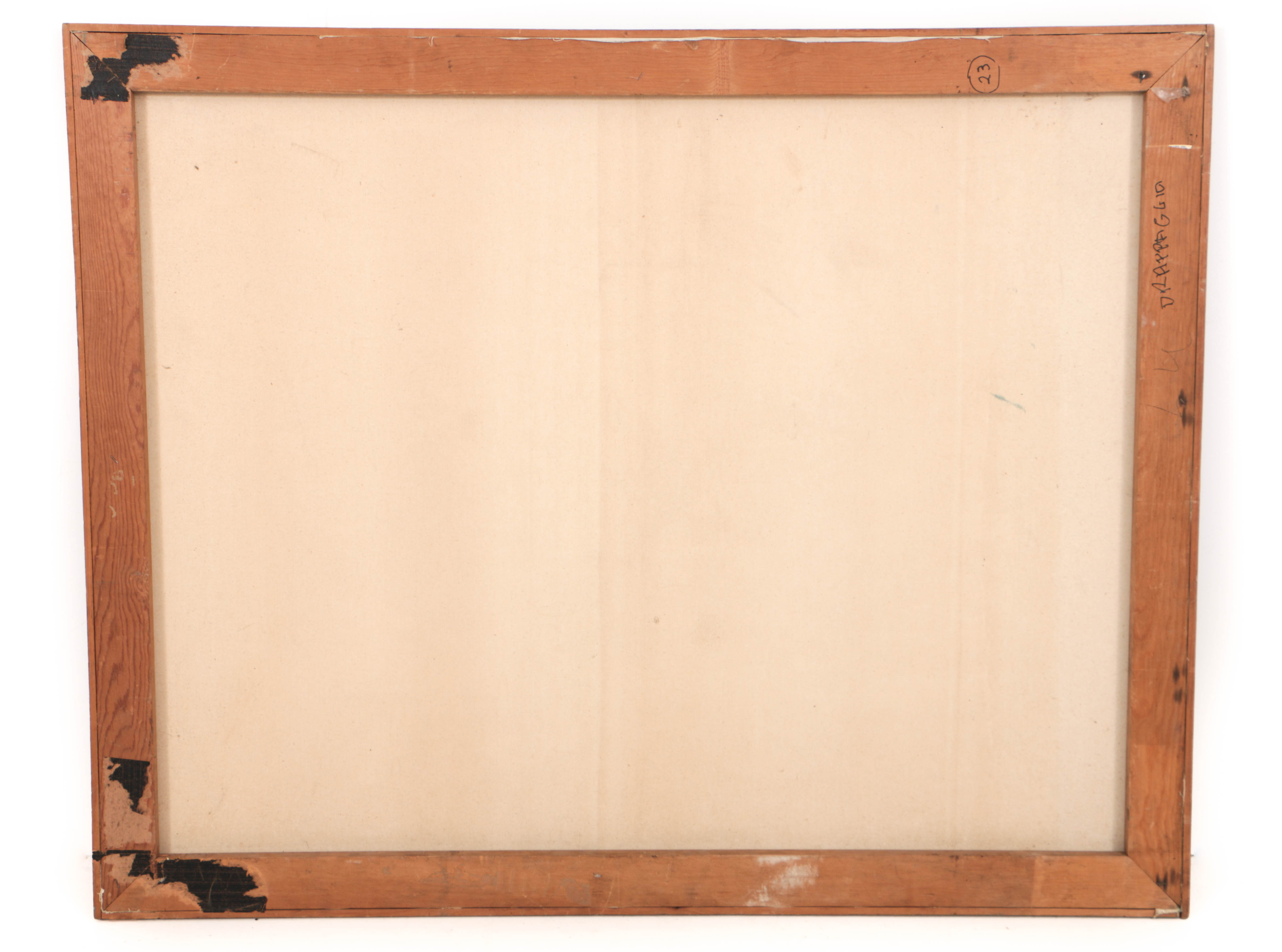 Gerard Tempest Late 20th-Century Oil Painting on Canvas titled Drappegio