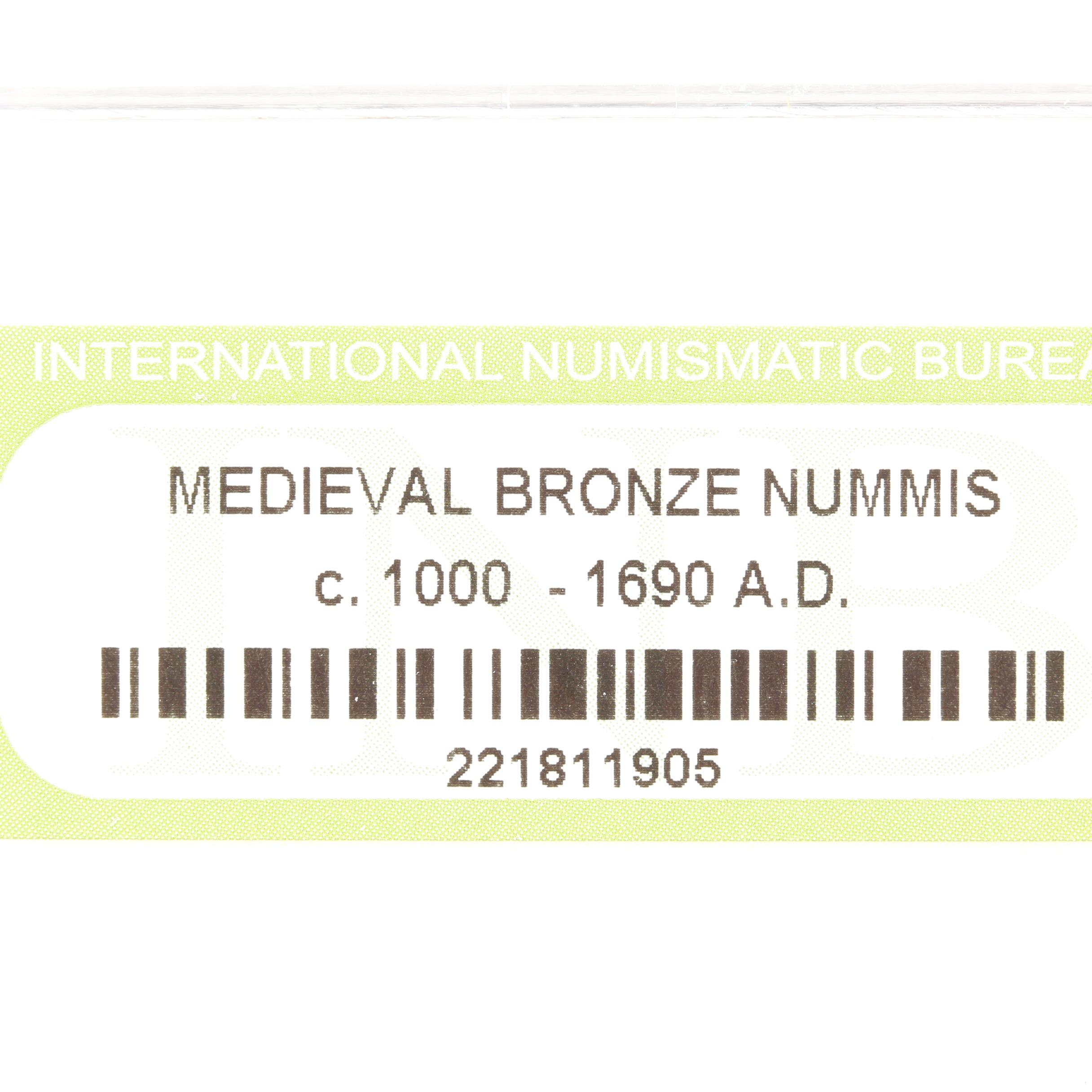 Ten Medieval Era Bronze Coins