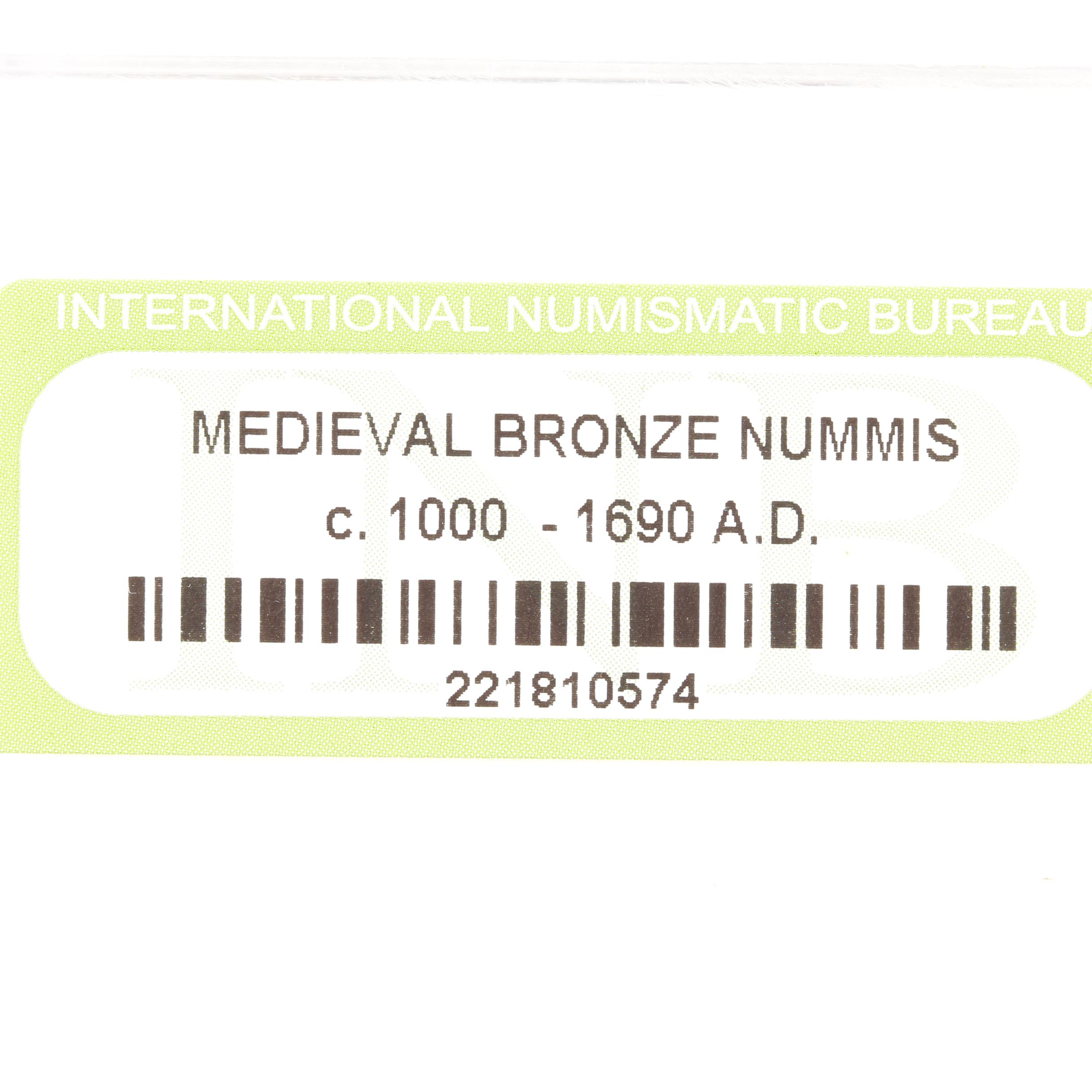 Ten Medieval Era Bronze Coins