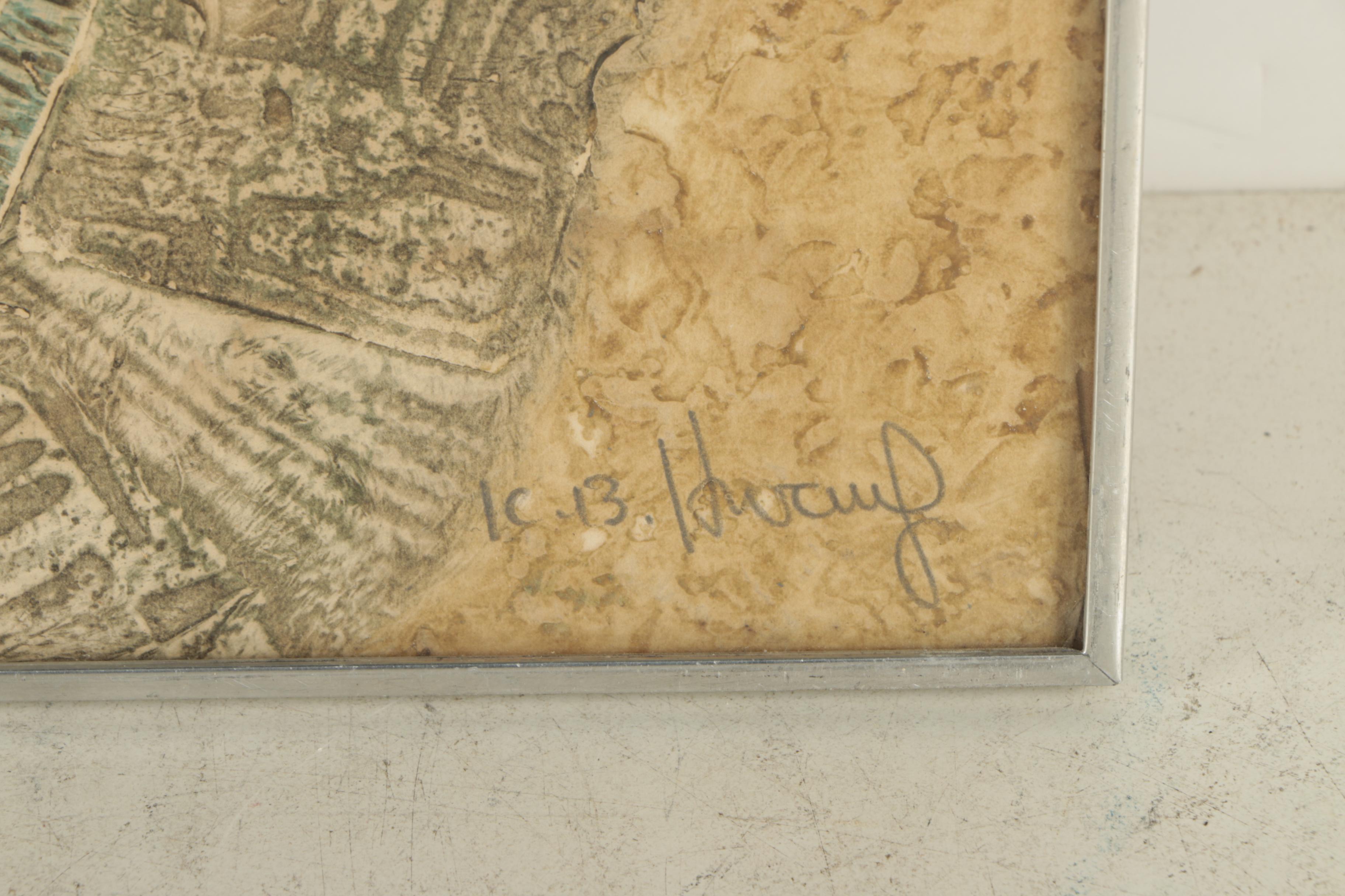 Kyu-Baik Hwang Intaglio Print "Joy"