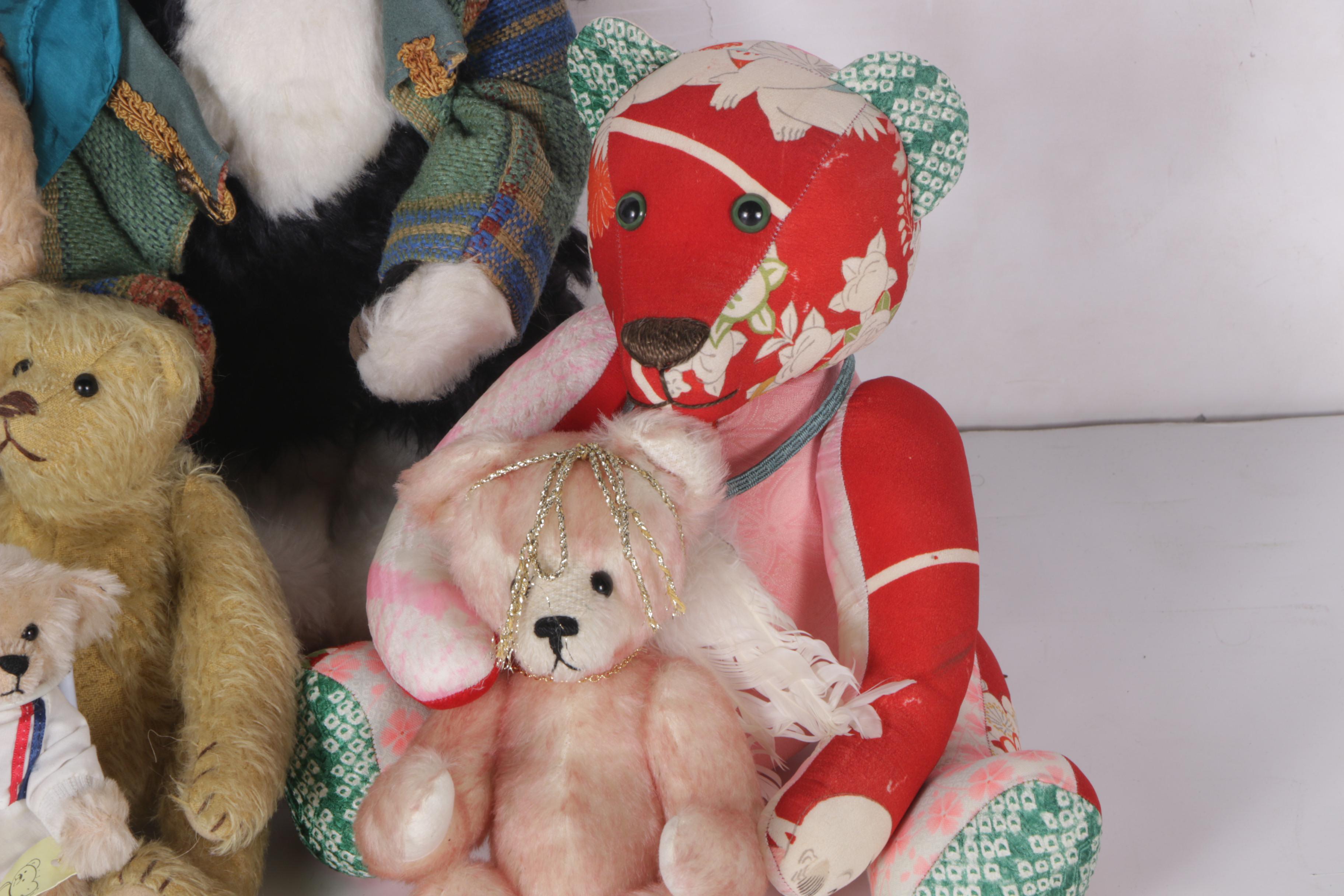 Vintage Teddy Bears and Plush Animals Featuring Bunnies by the Bay